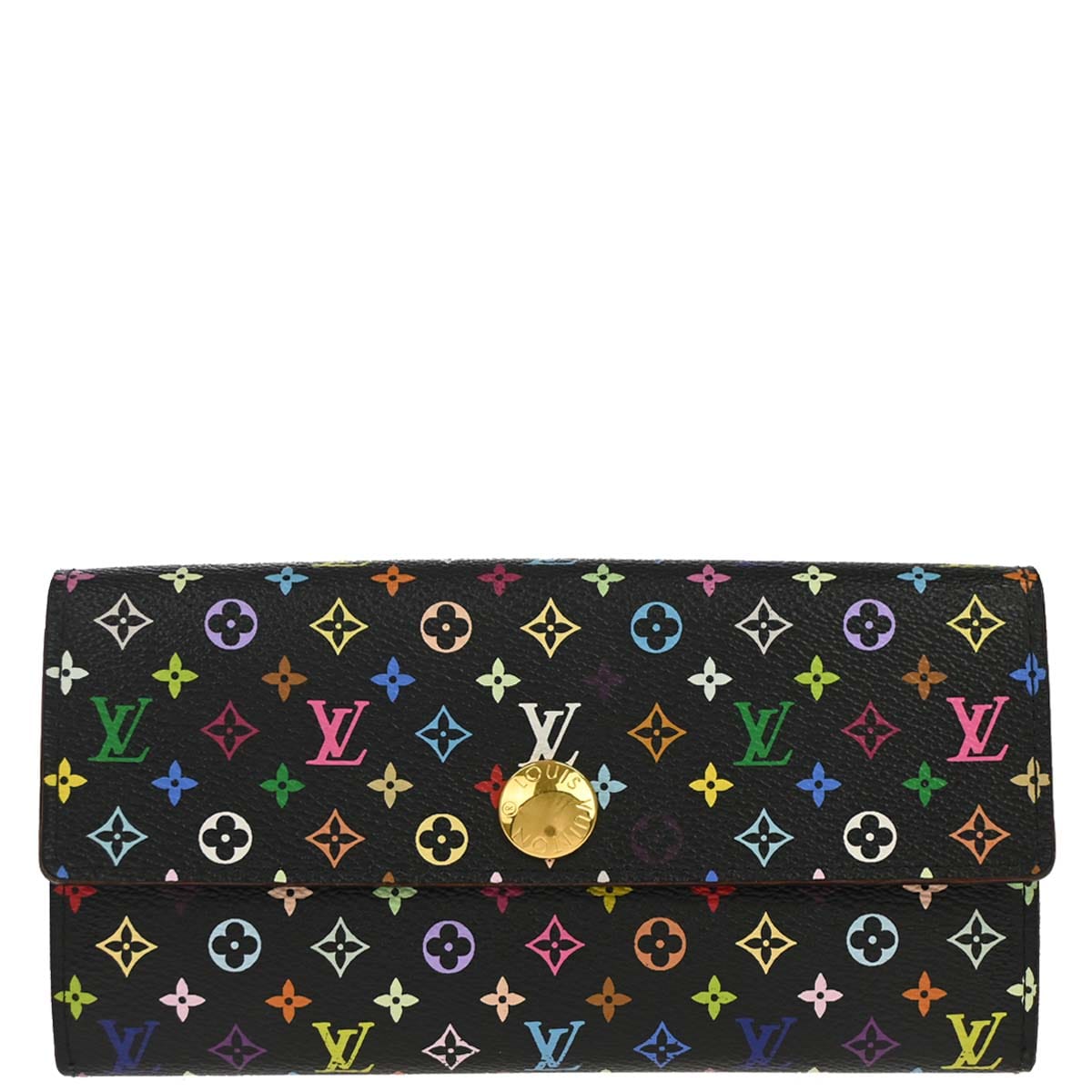 Louis Vuitton 2013 Multicolor Portefeuille Sarah Wallet M60444