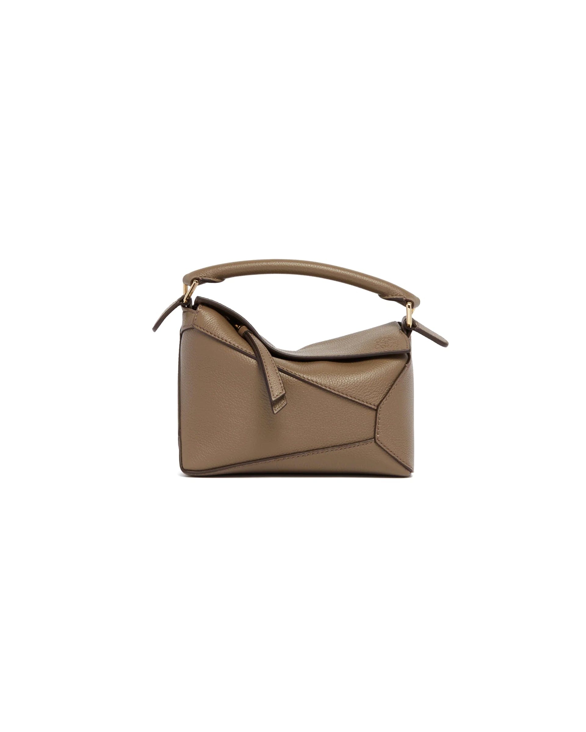 Loewe Borsa Mini Puzzle In Pelle Marrone