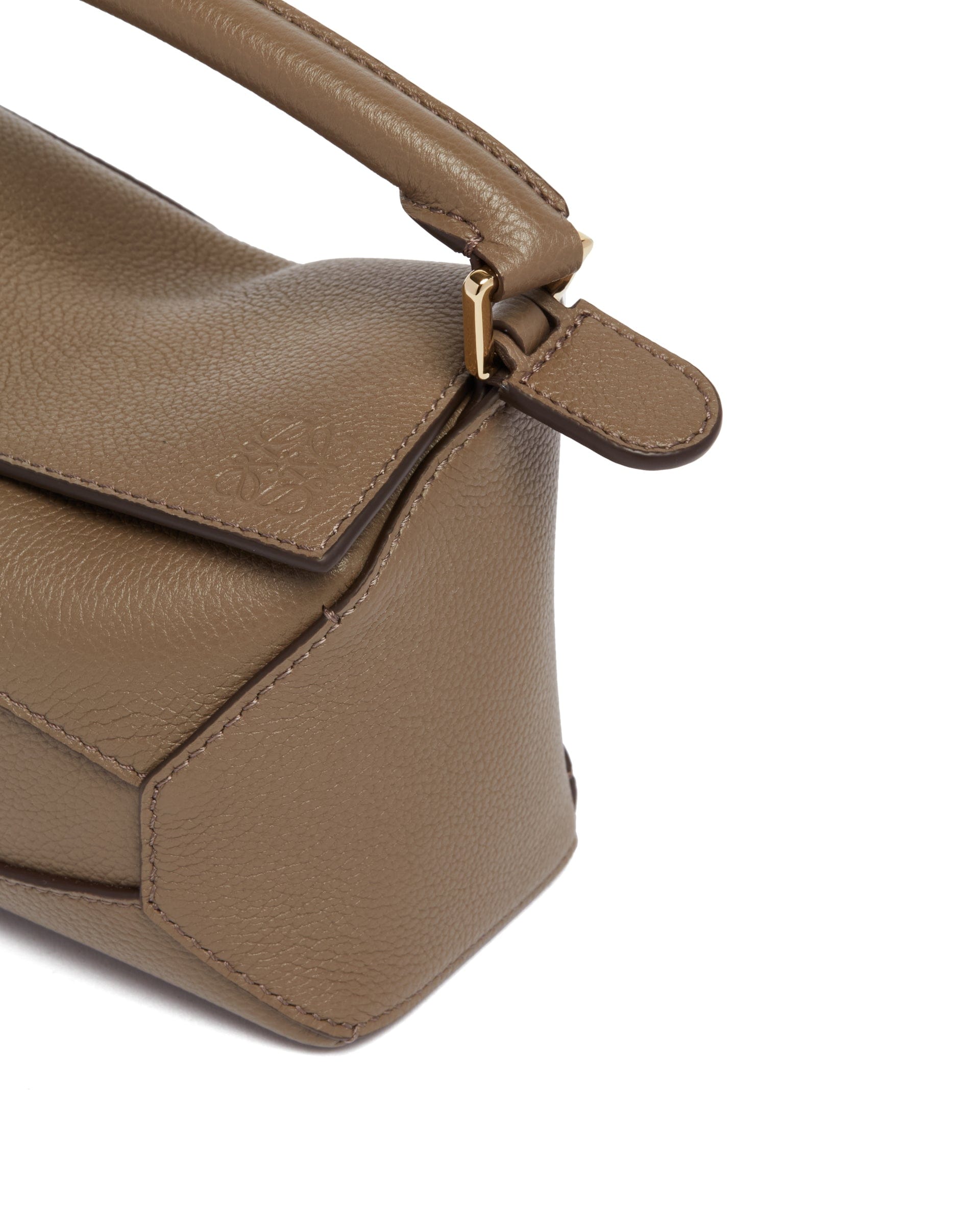 Loewe Borsa Mini Puzzle In Pelle Marrone