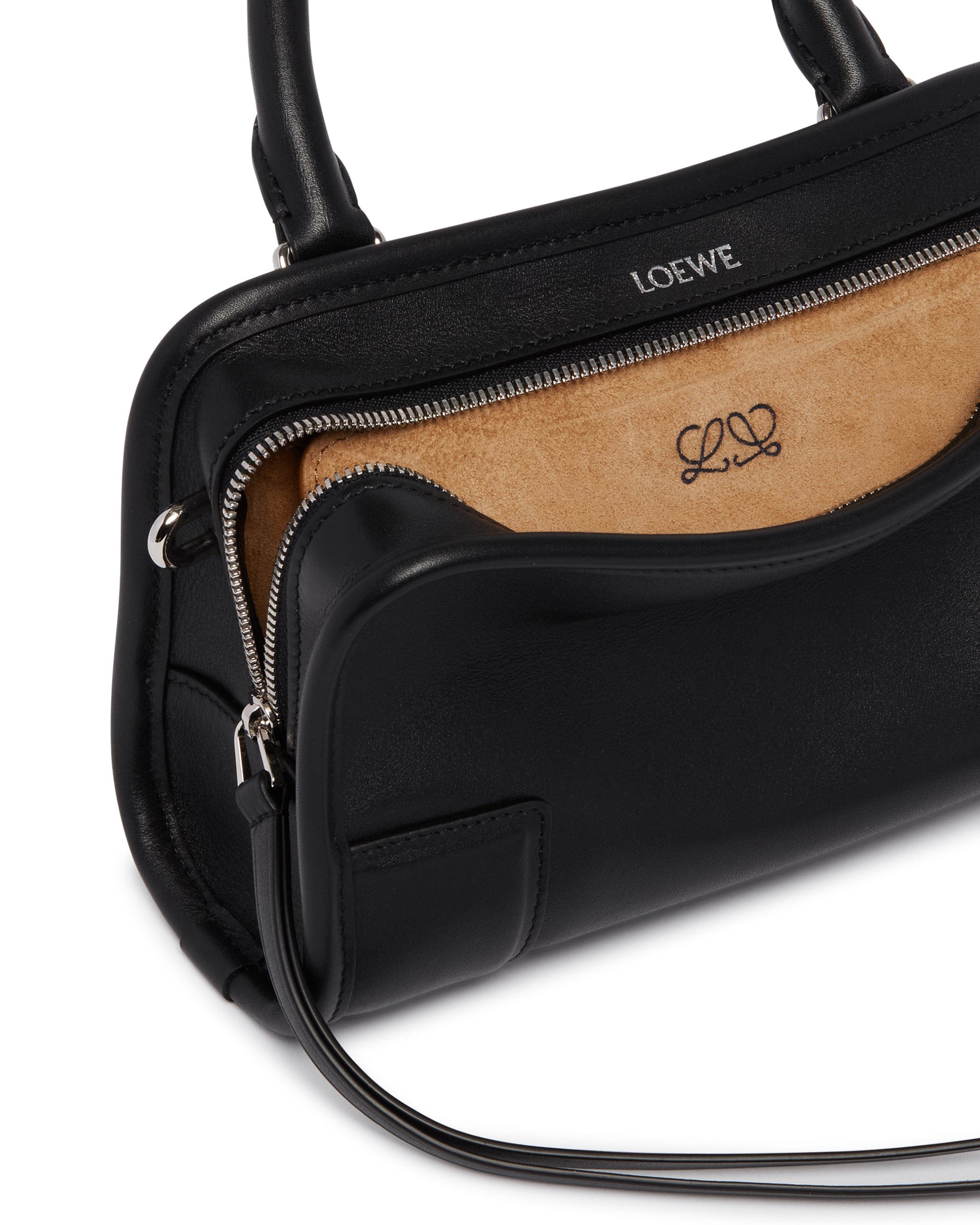 Loewe Borsa Amazona 180 Mini In Pelle Nera