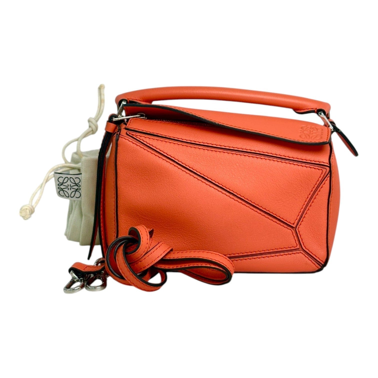 Loewe Orange Mini Puzzle Bag