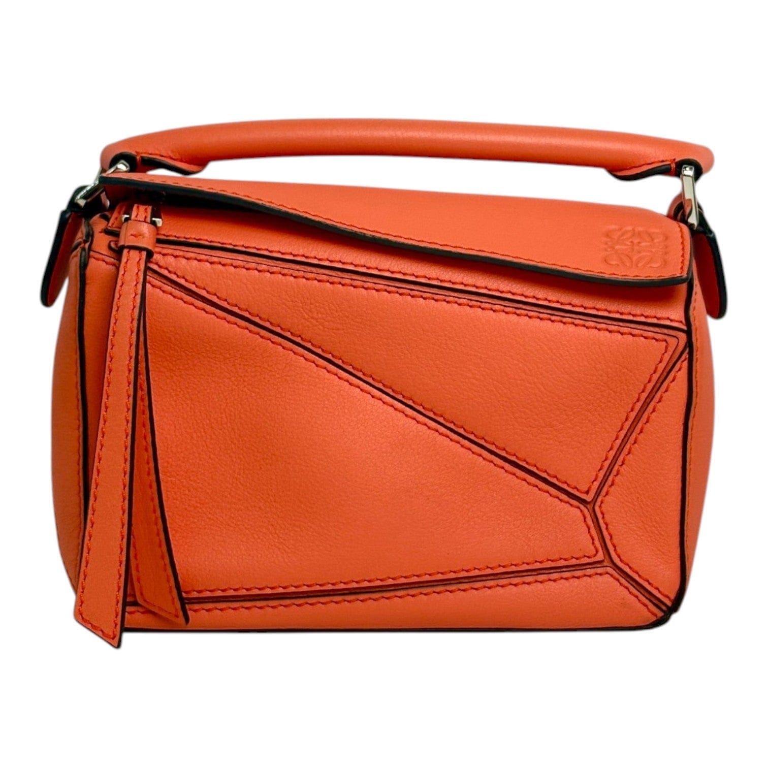 Loewe Orange Mini Puzzle Bag