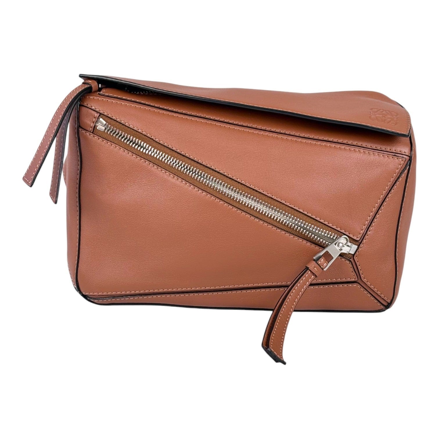 Loewe Puzzle Brown Small Sling Bag
