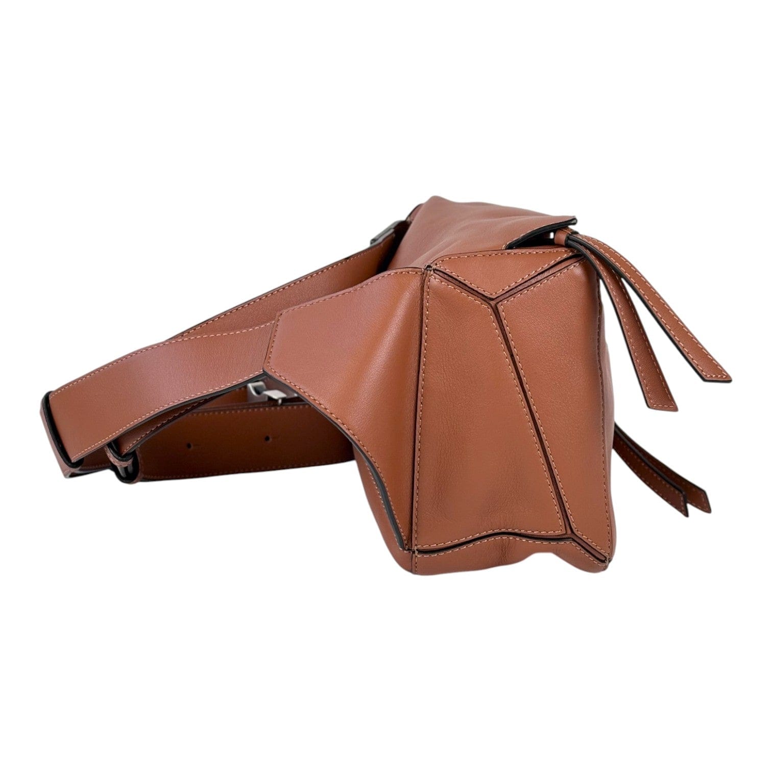 Loewe Puzzle Brown Small Sling Bag