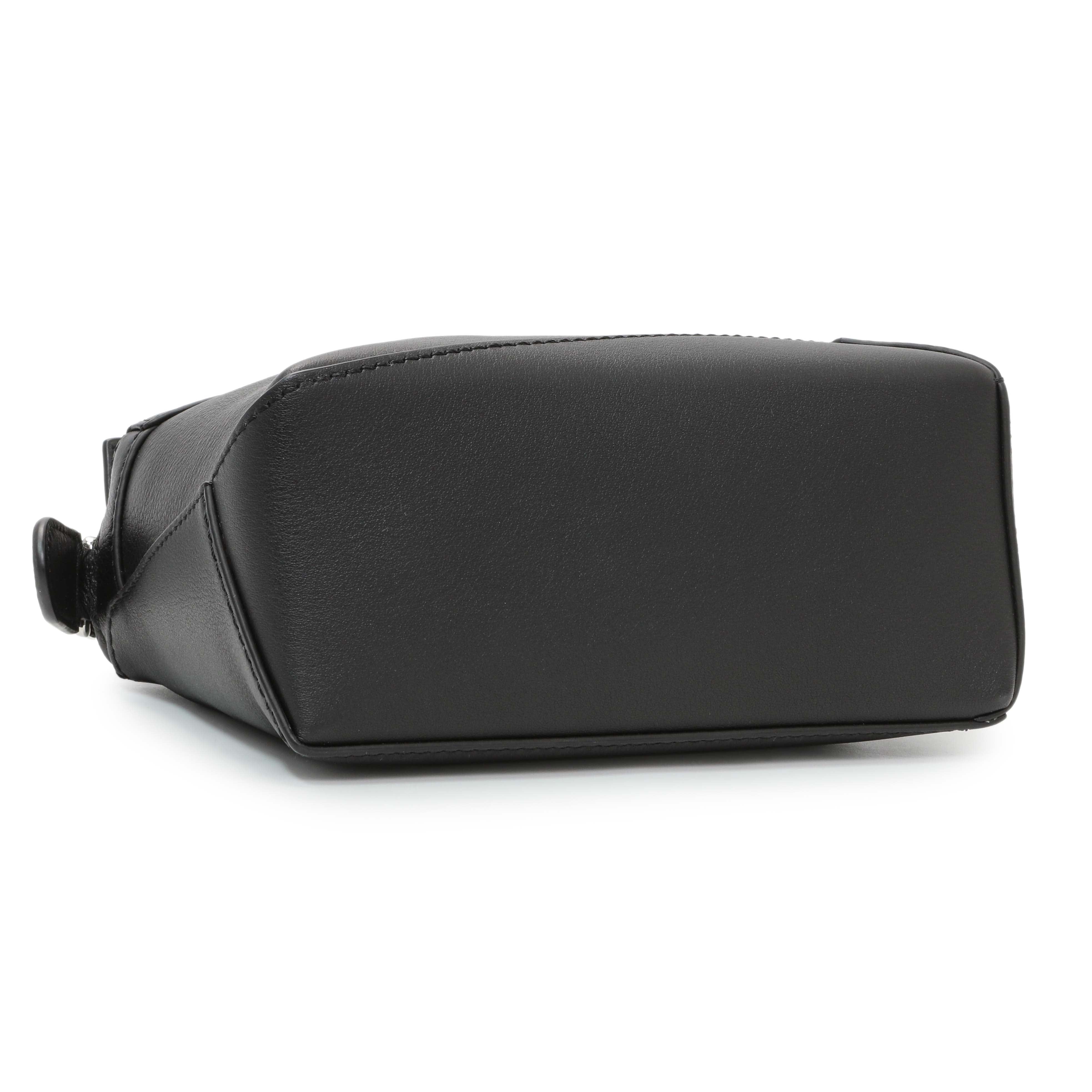 Loewe Black Calfskin Mini Puzzle Bag