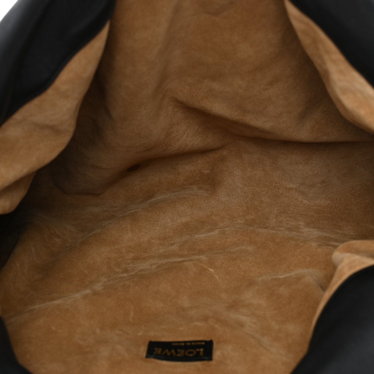 Loewe Mellow Nappa Large Donut Chain Flamenco Black