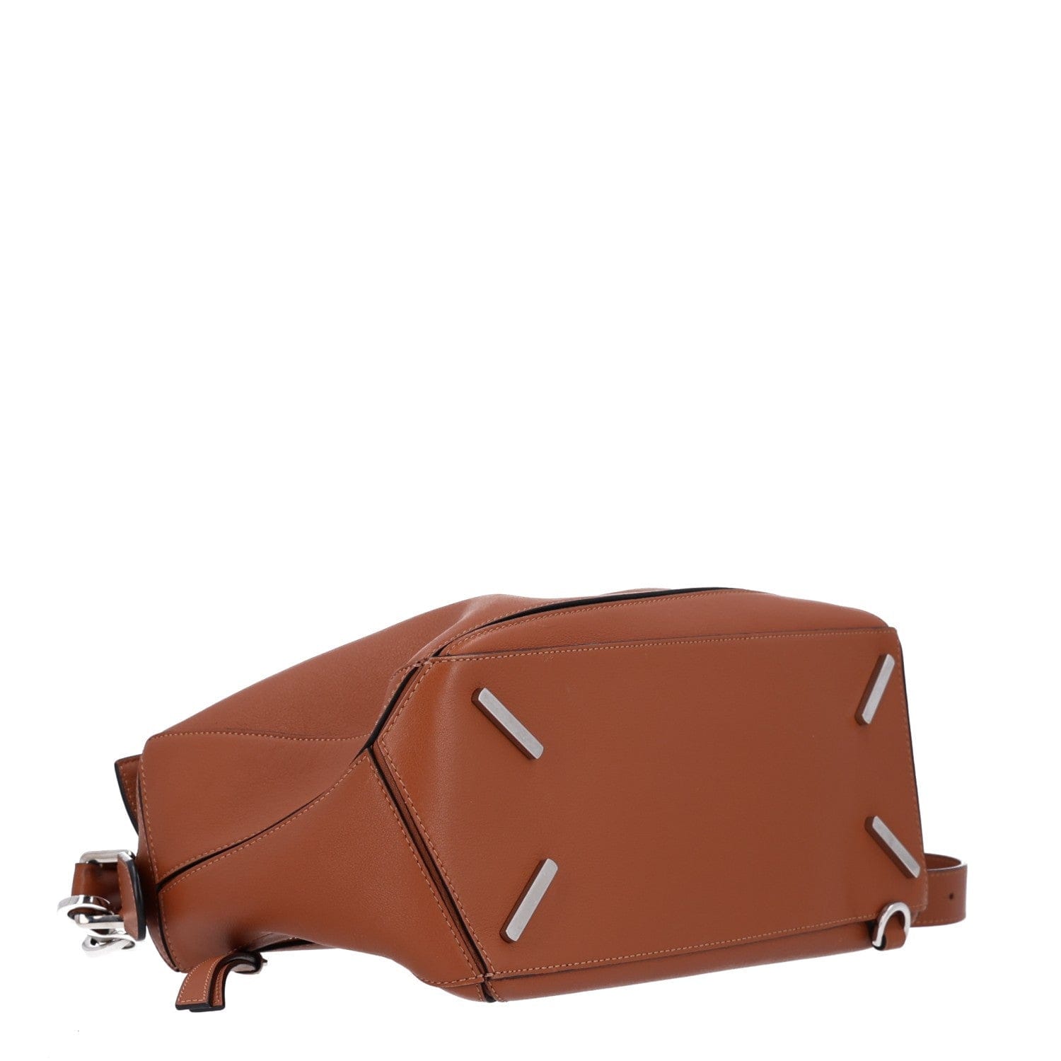 Loewe Calfskin Medium Puzzle Bag Tan