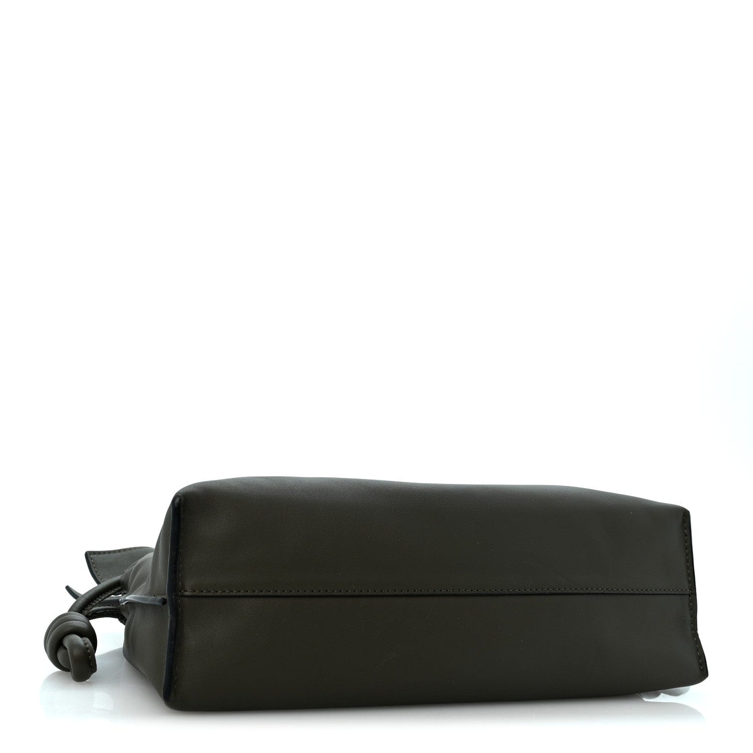 Loewe Nappa Medium Flamenco Knot Bag Khaki Green