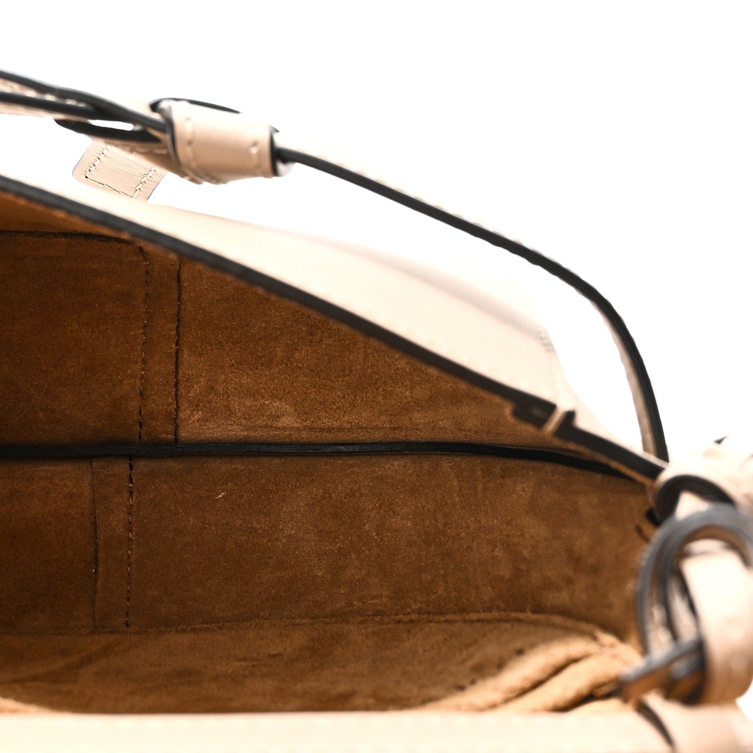 Loewe Calfskin Jacquard Mini Gate Dual Bag Clay