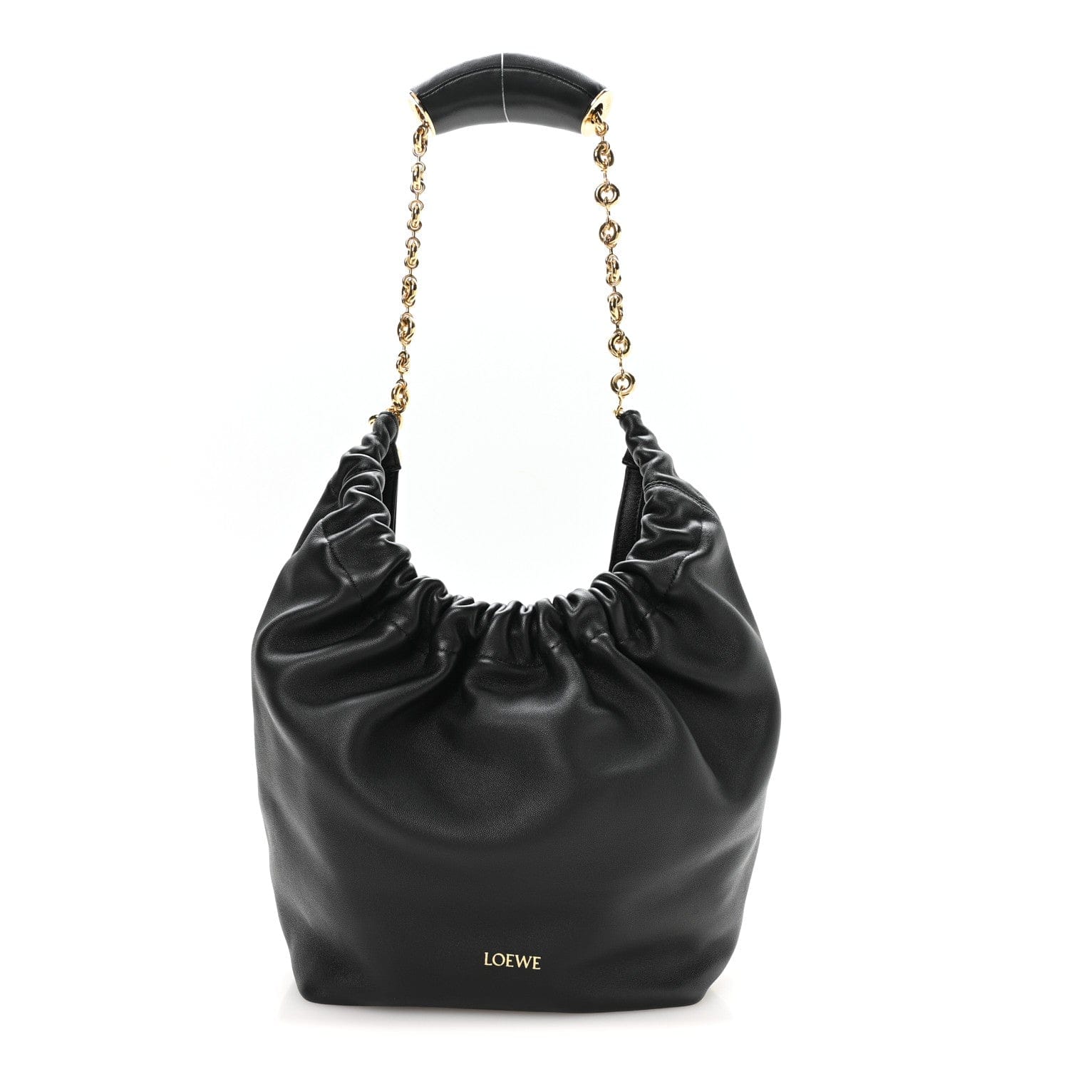 Loewe Buttery Nappa Lambskin Mini Squeeze Bag Black