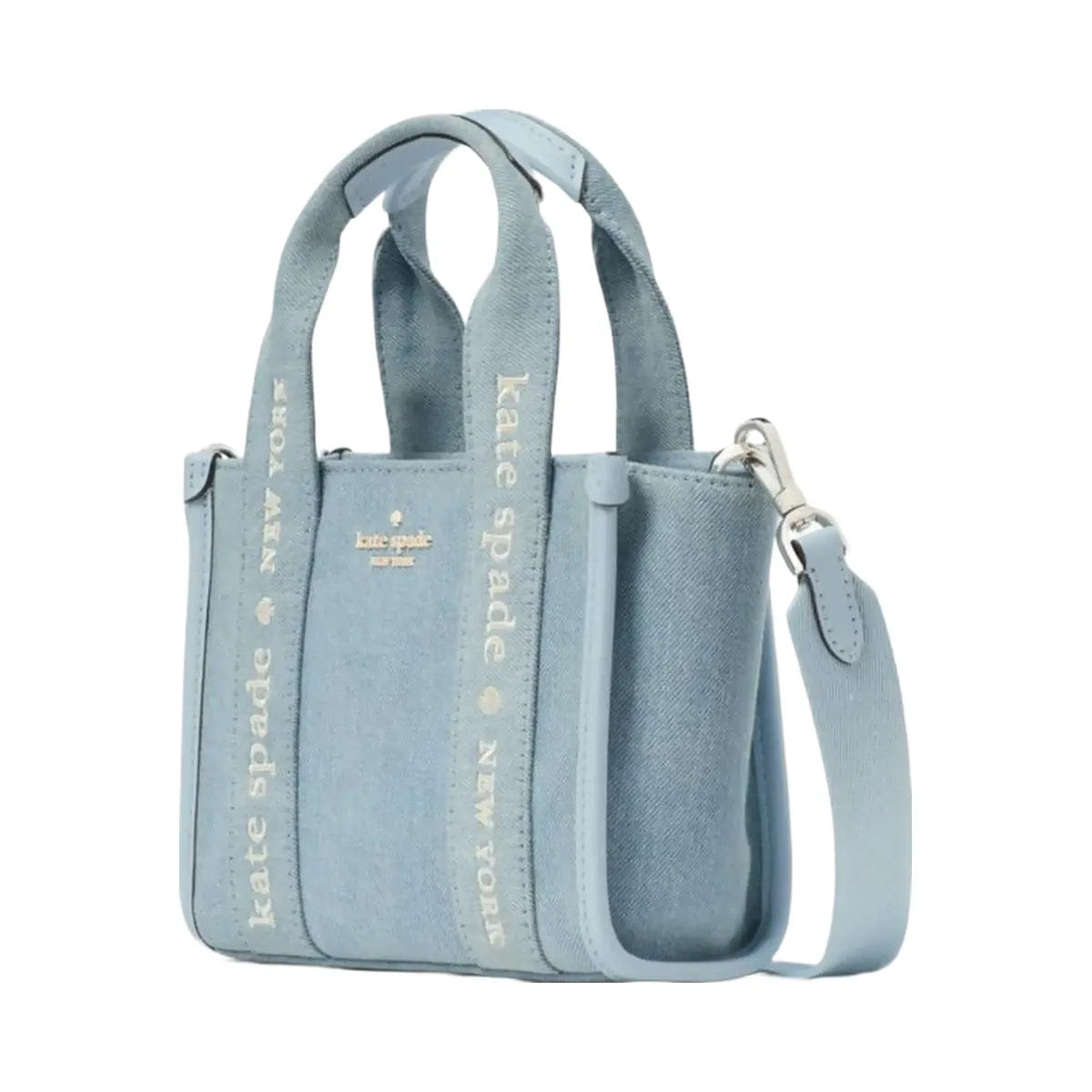 Kate Spade Kip Denim Mini Tote Blue Multicolor