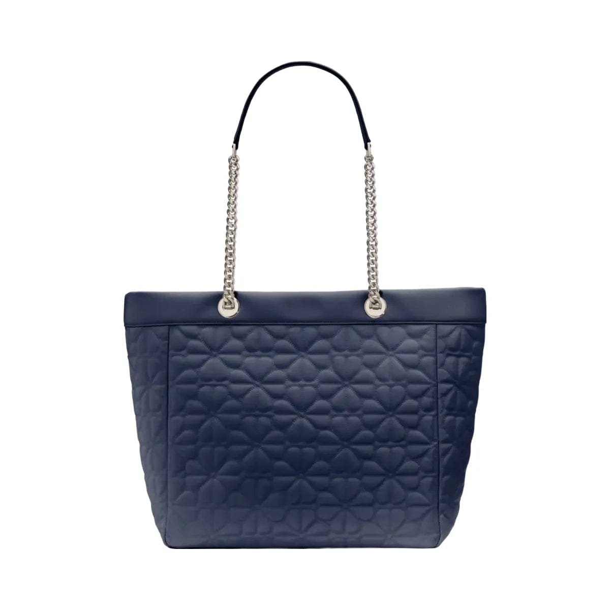 Kate Spade Flower Quilted Fabric XL Tote Parisian Navy