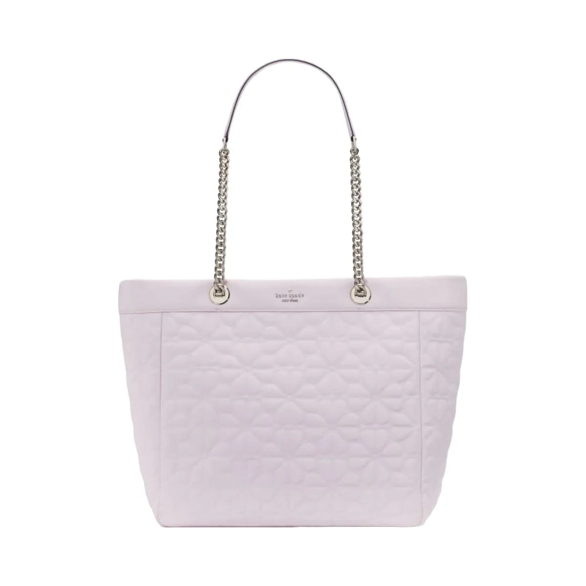 Kate Spade Flower Quilted Fabric XL Tote Pale Amethyst