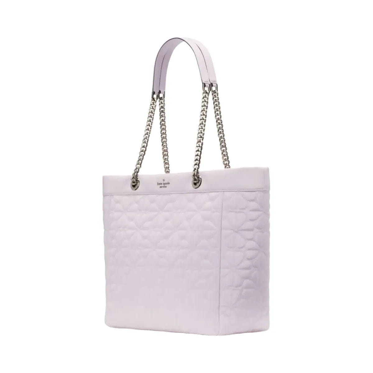 Kate Spade Flower Quilted Fabric XL Tote Pale Amethyst