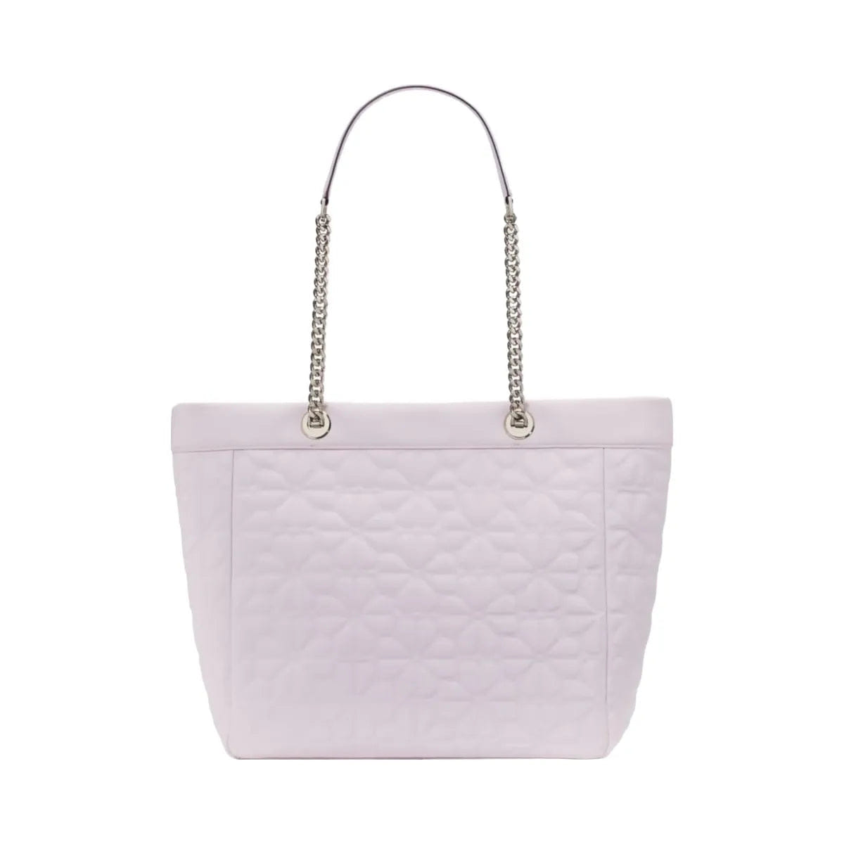 Kate Spade Flower Quilted Fabric XL Tote Pale Amethyst