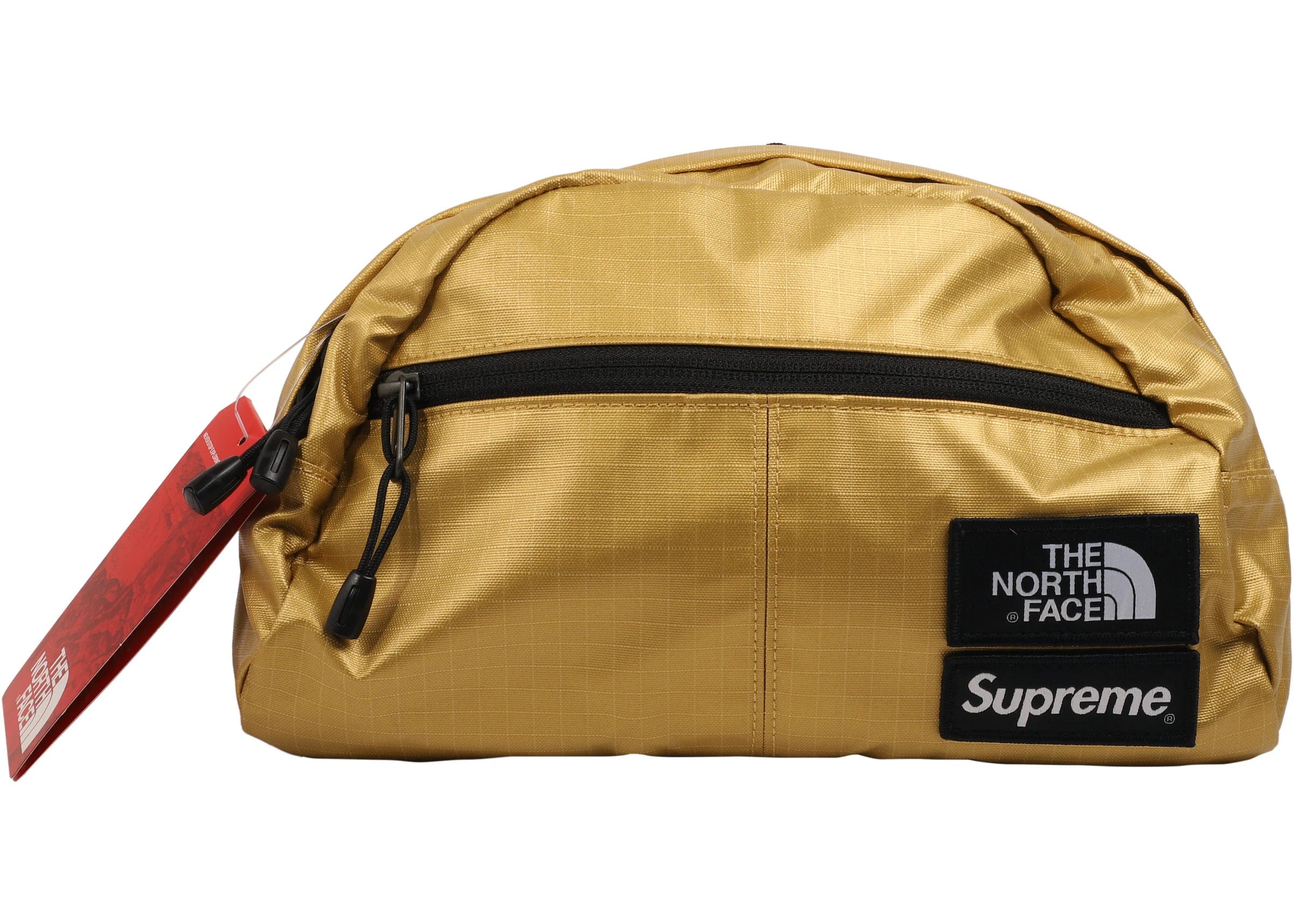 Supreme x The North Face Metallic Roo Lumbar Pack Gold