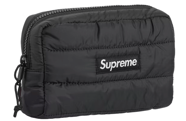 Supreme Puffer Pouch Black