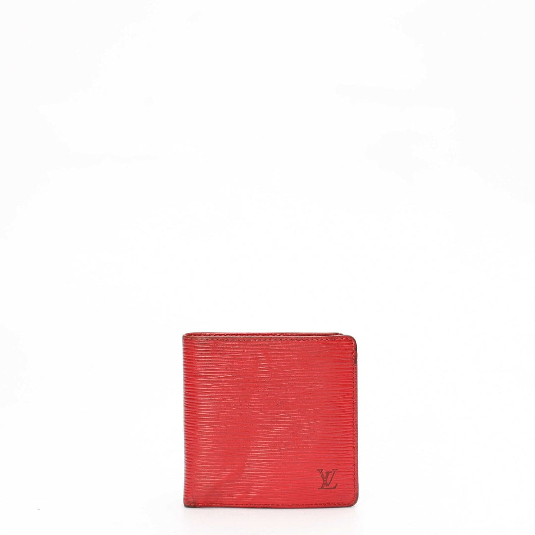 Louis Vuitton Red Epi Marco Wallet