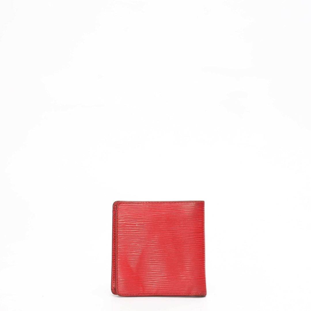 Louis Vuitton Red Epi Marco Wallet