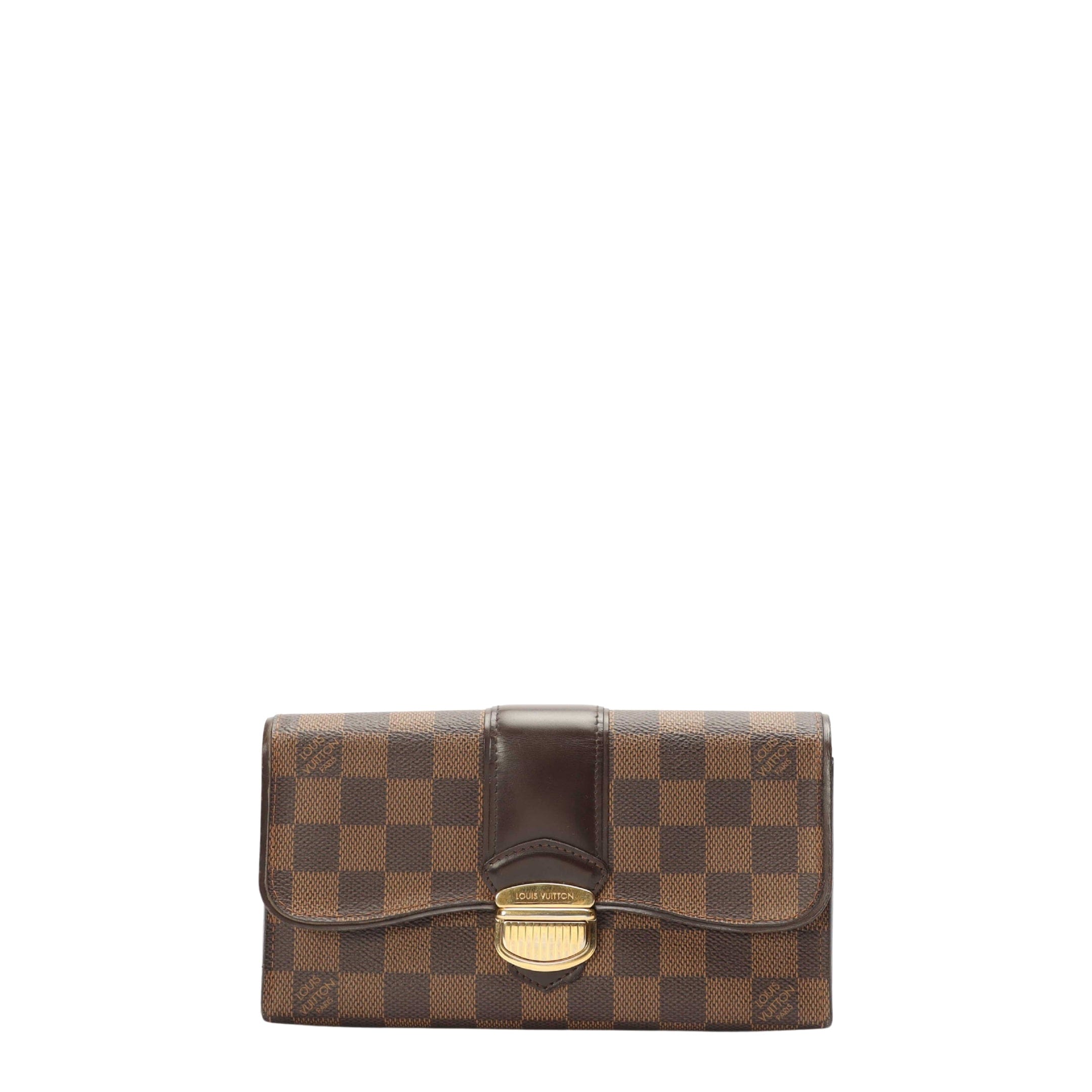 Louis Vuitton Damier Ebene Sistina Wallet