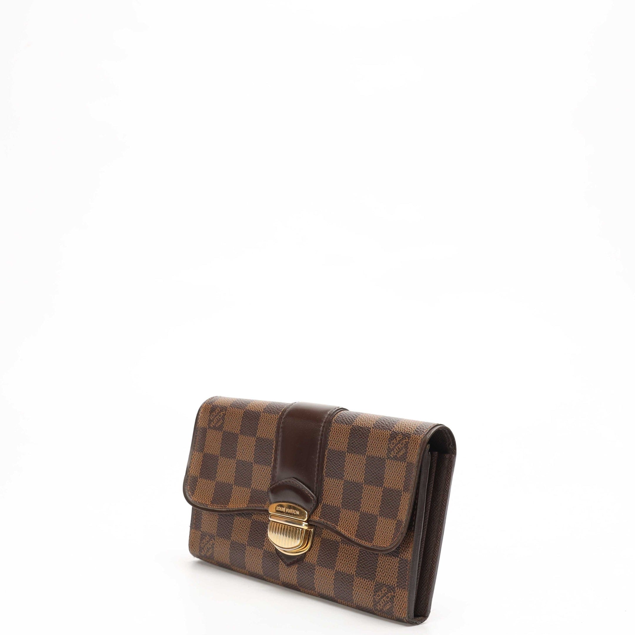 Louis Vuitton Damier Ebene Sistina Wallet