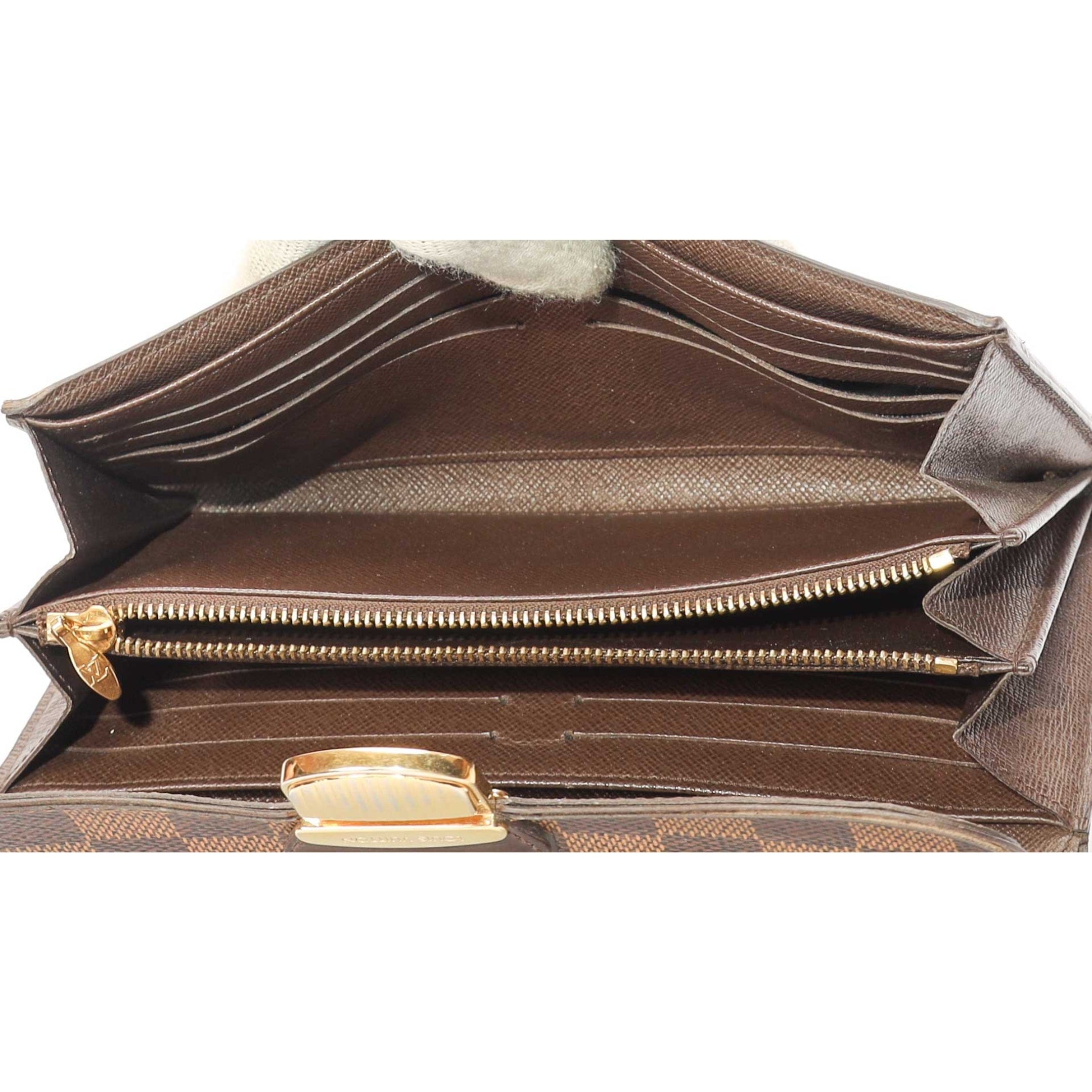 Louis Vuitton Damier Ebene Sistina Wallet