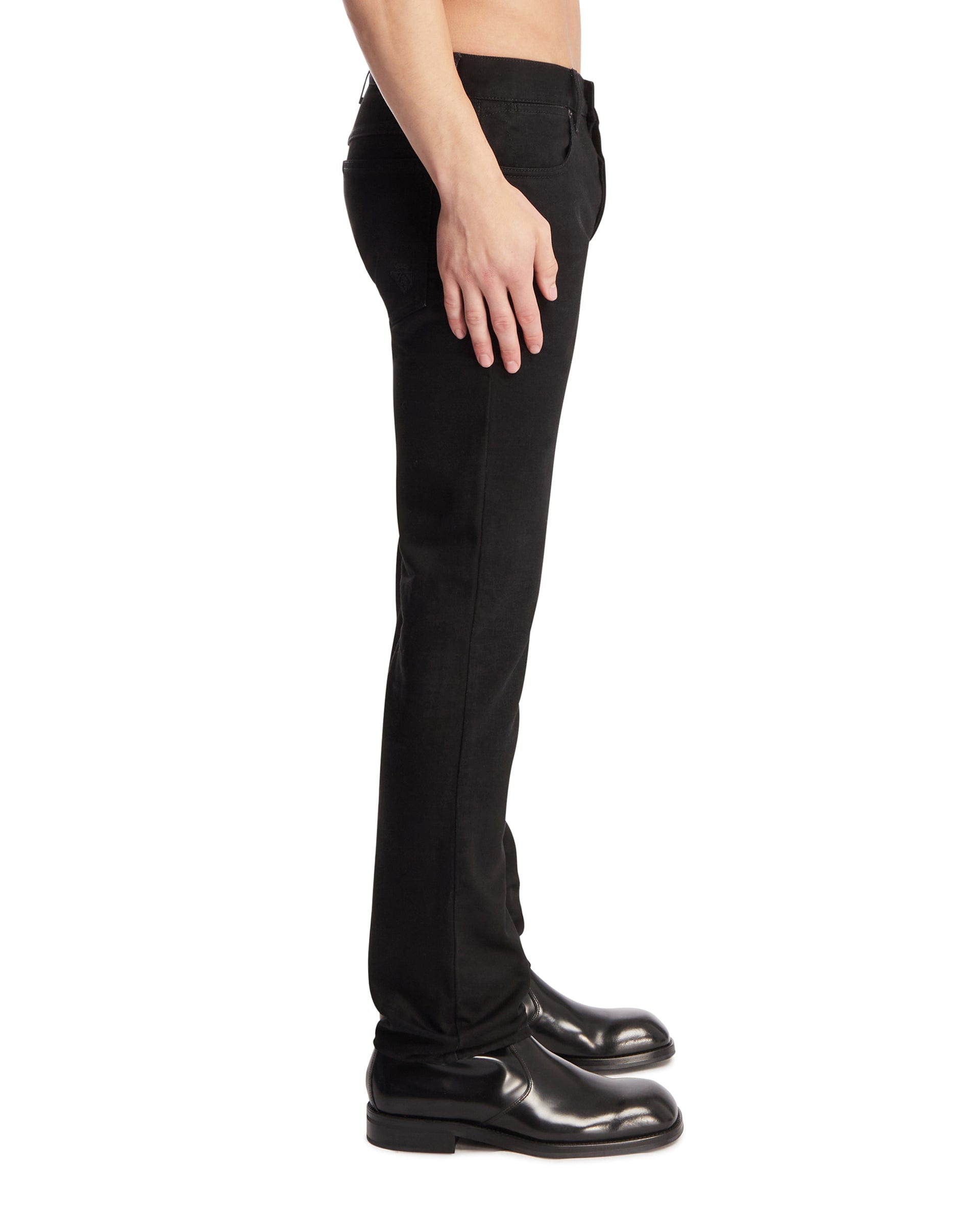 Gucci Pantaloni In Denim Neri