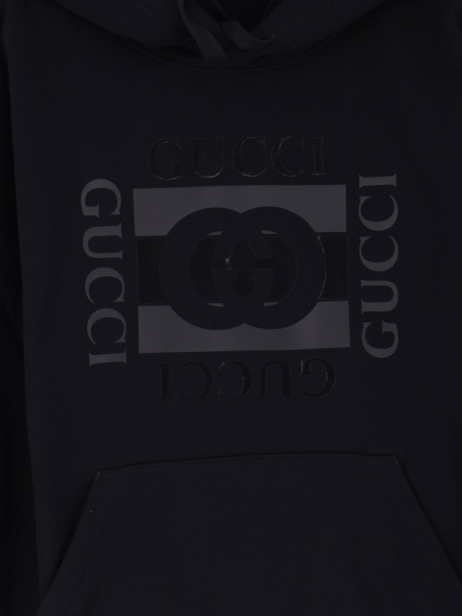 Gucci Cotton sweatshirt with GG Incrocio print