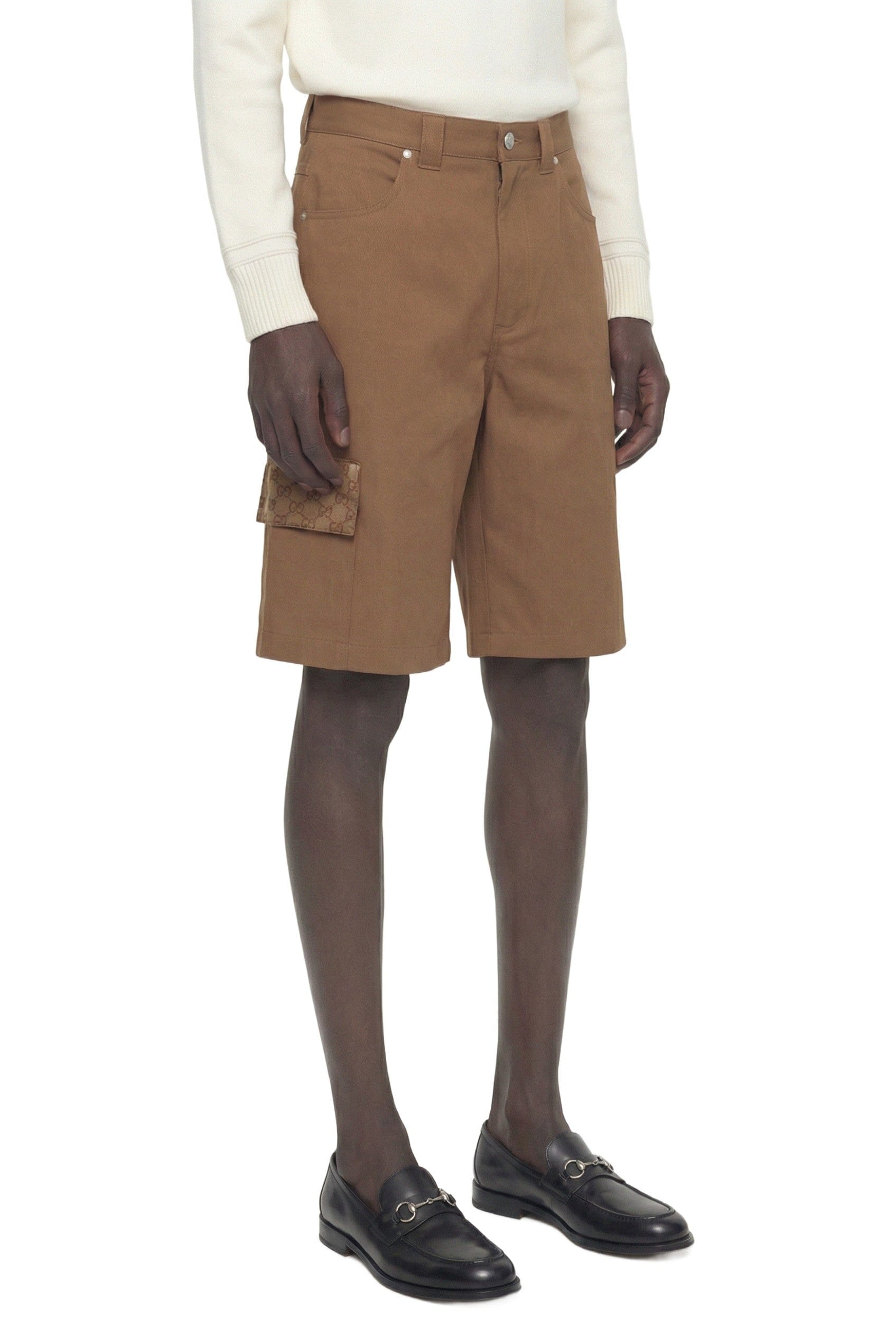 Gucci Cotton Cargo Bermudas