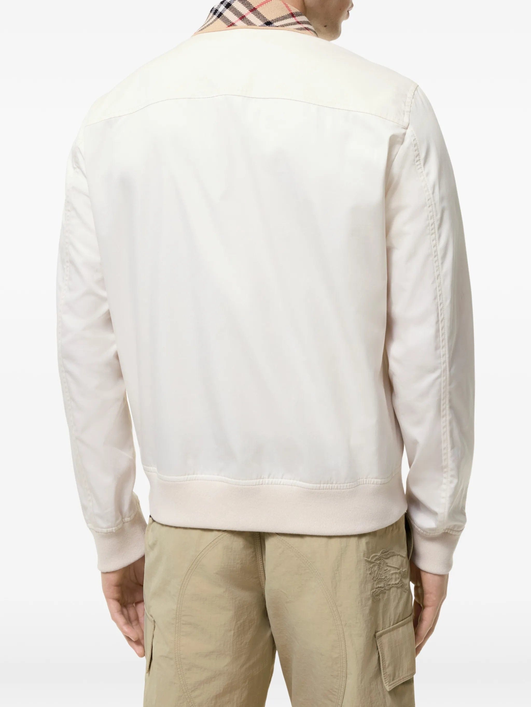 Burberry Gabardine Glenfields Bomber Jacket