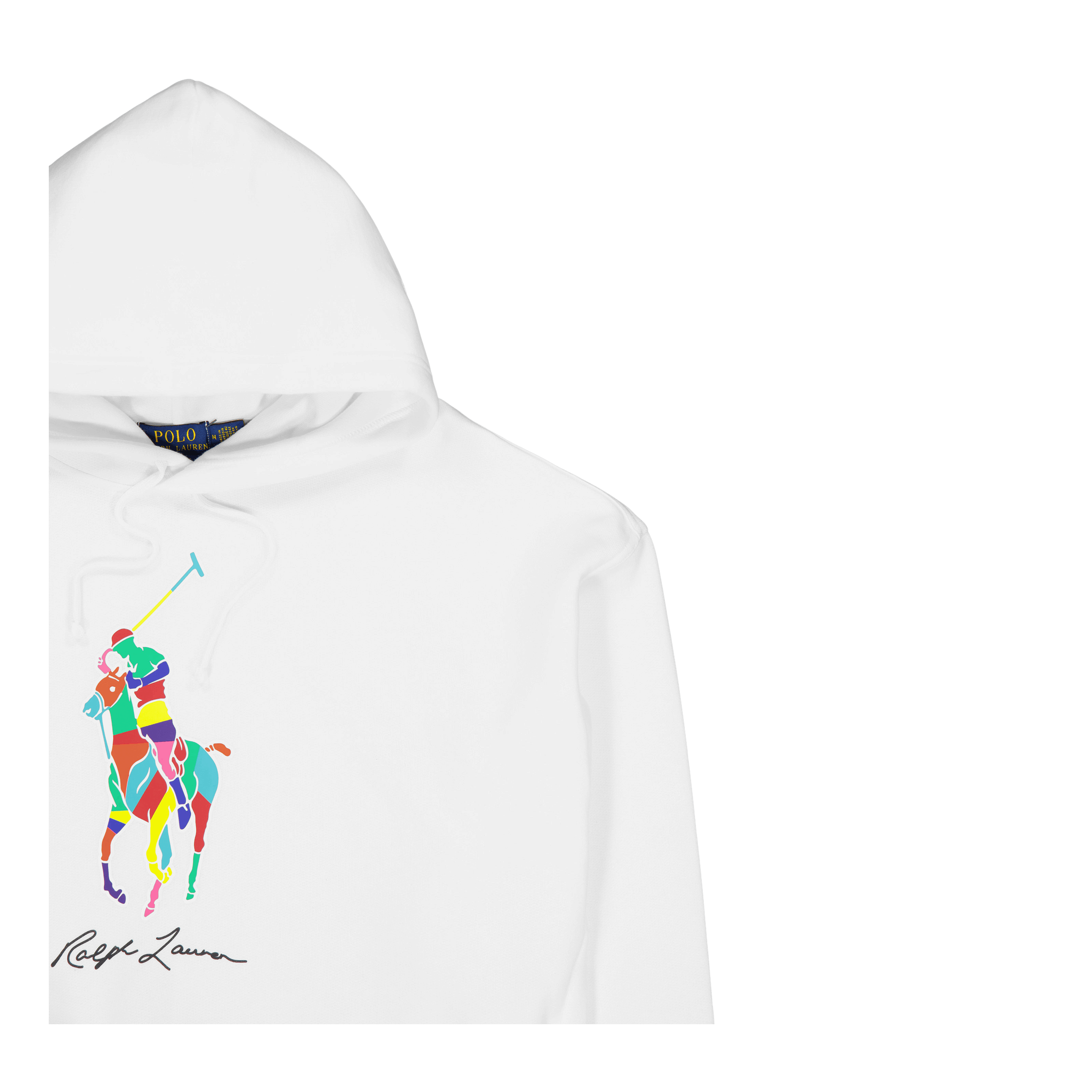 Polo Ralph Lauren Big Fit Big Pony Fleece Hoodie White