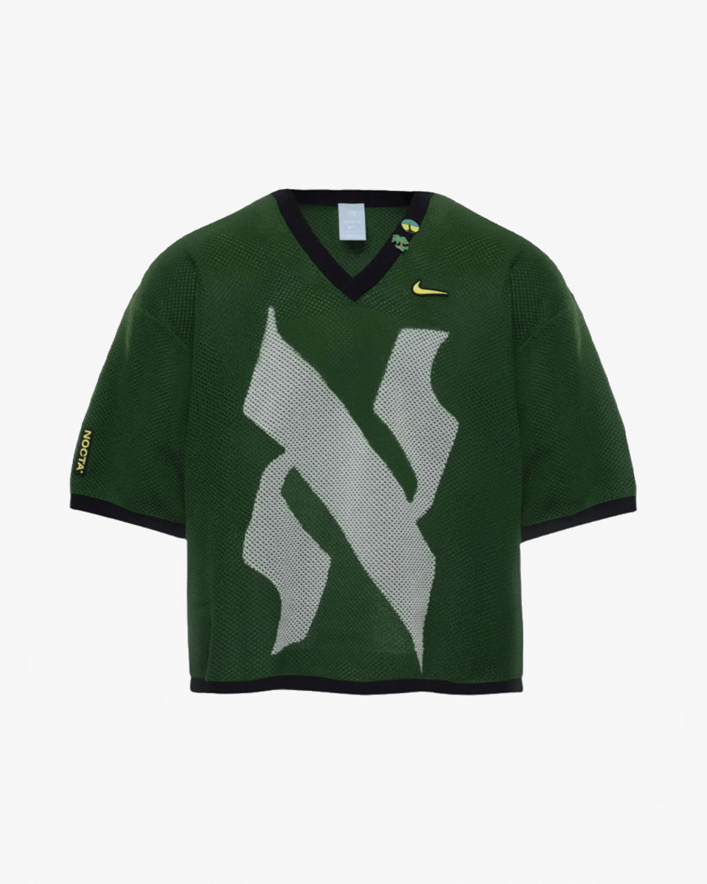NIKE x NOCTA SUMMER VYBZ KNIT SHORT SLEEVE SHIRT GREEN
