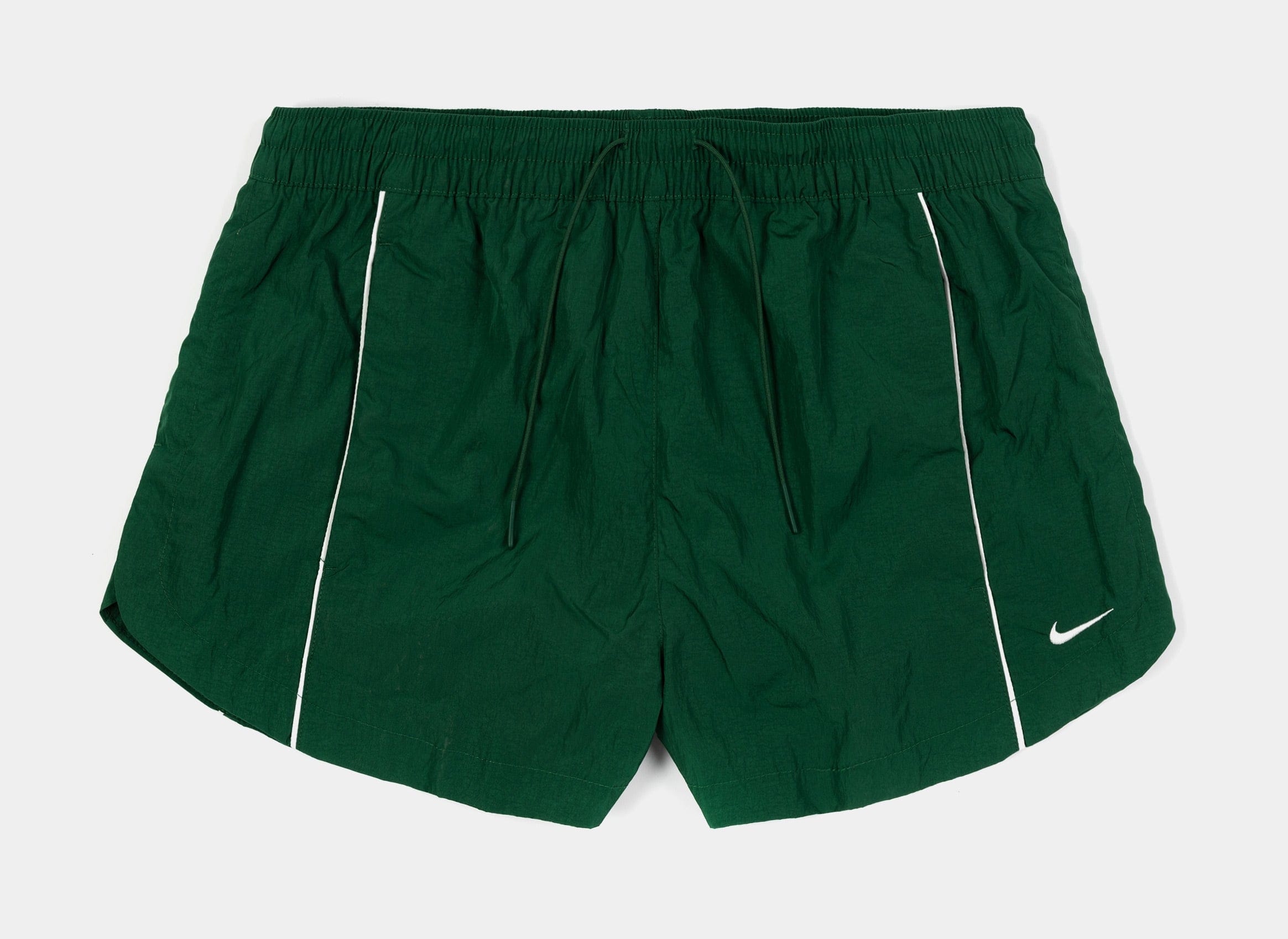 Nike Windrunner Mid - Rise 2" Woven Womens Shorts (Green/White)