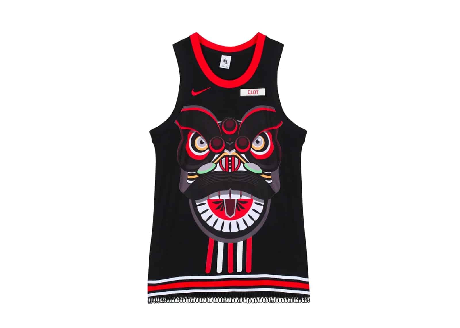 Nike x CLOT NRG GE Jersey Black/University Red/White