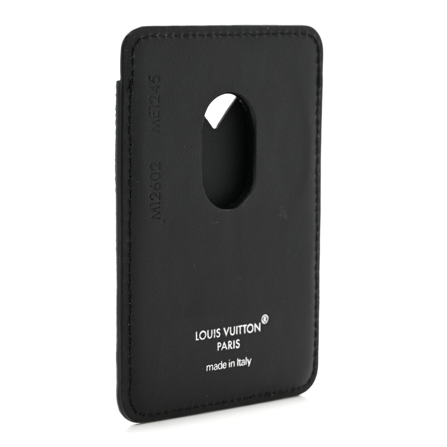 Louis Vuitton Monogram Eclipse Magnetic Card Holder Black