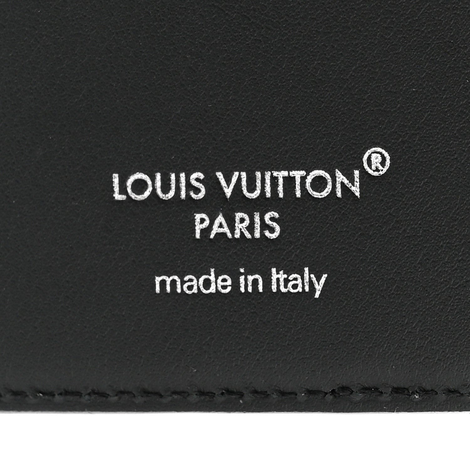 Louis Vuitton Monogram Eclipse Magnetic Card Holder Black