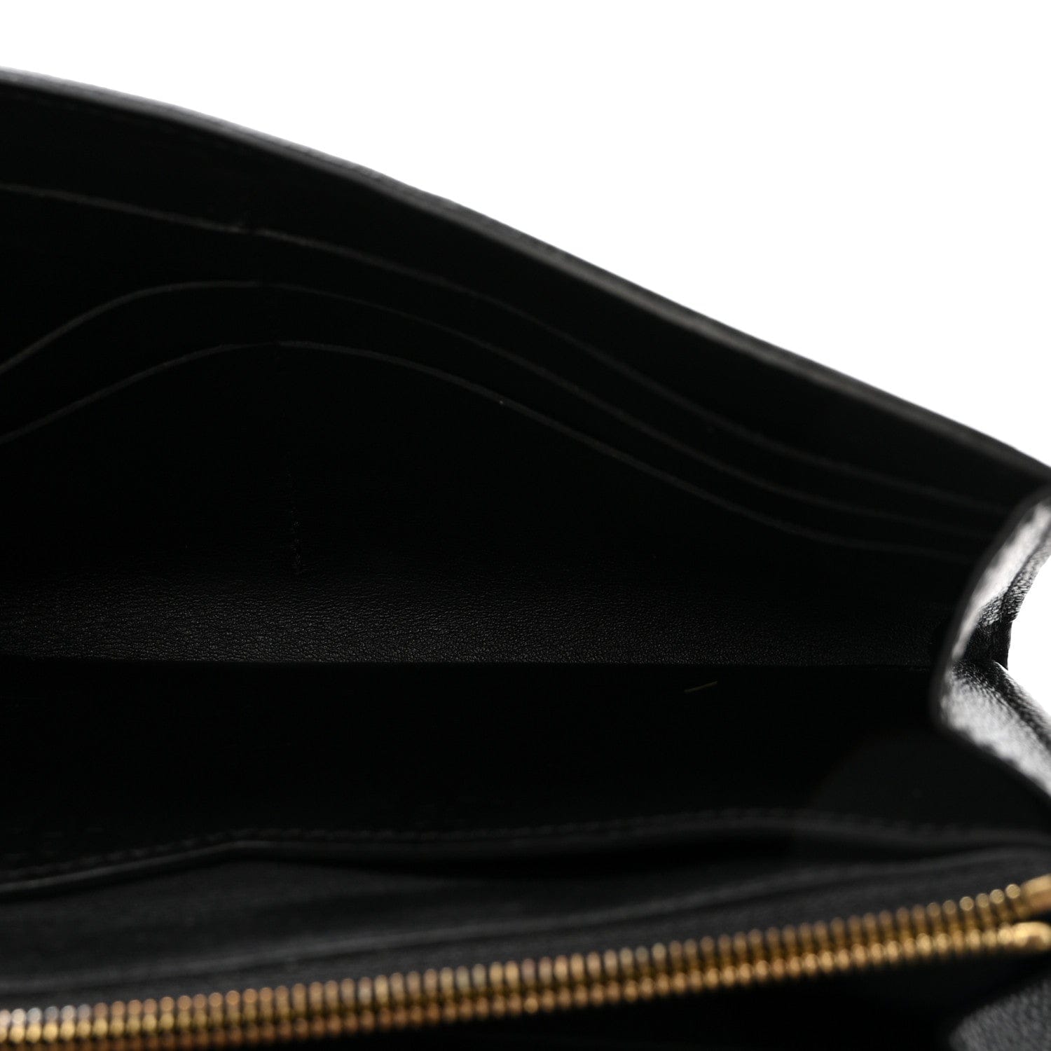 Louis Vuitton Monogram Cuir Plume Very Wallet Black