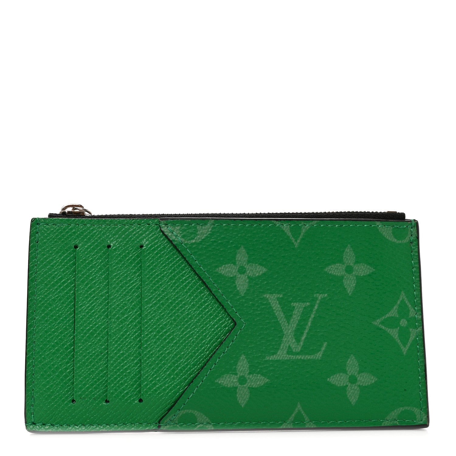 Louis Vuitton Taigarama Coin Card Holder Cactus Green