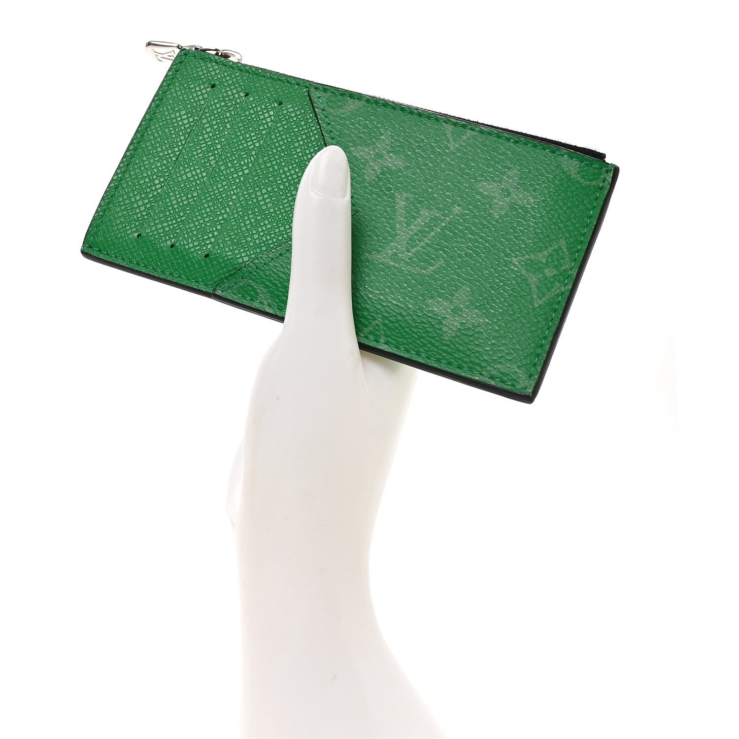 Louis Vuitton Taigarama Coin Card Holder Cactus Green