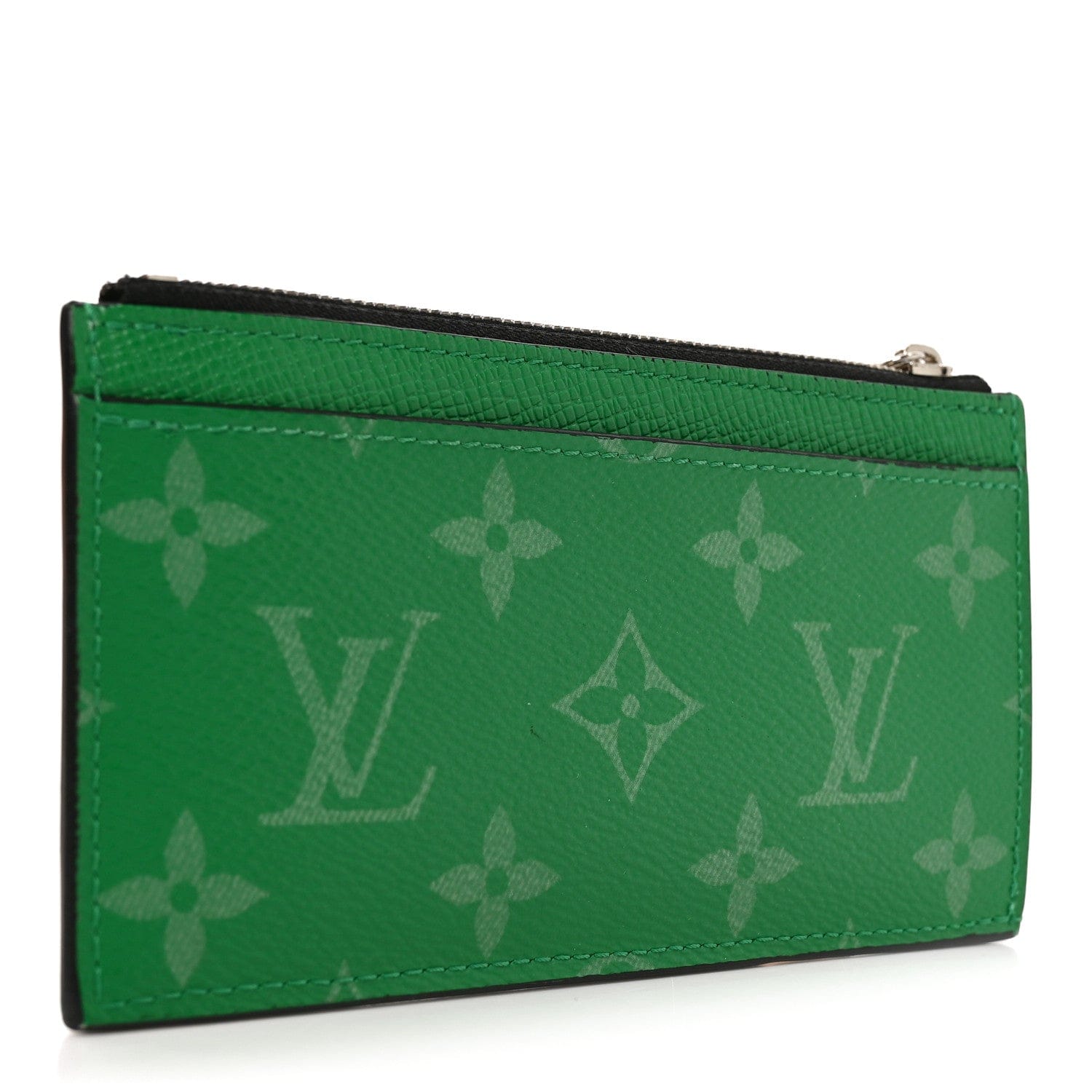 Louis Vuitton Taigarama Coin Card Holder Cactus Green