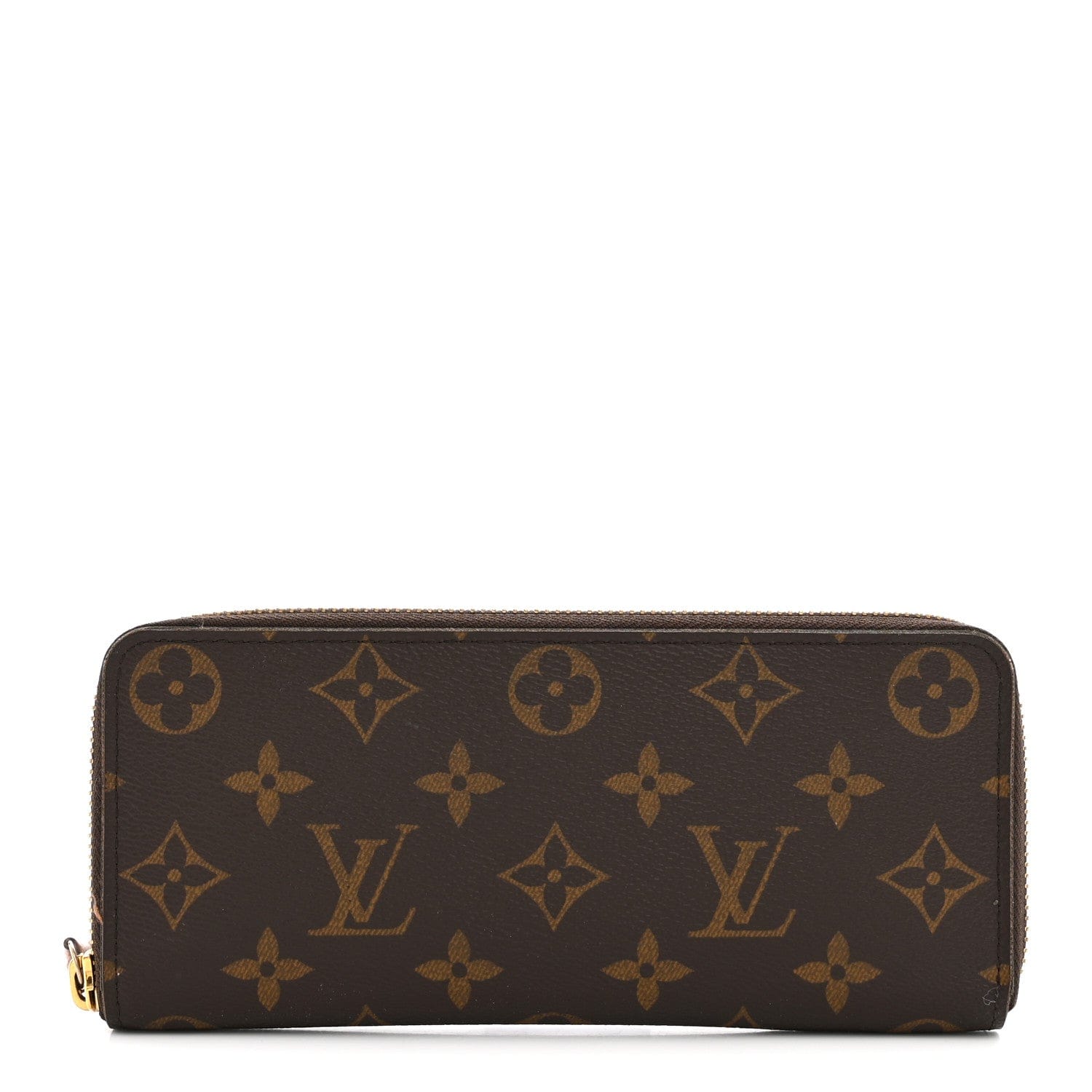 Louis Vuitton Monogram Clemence Wallet Rose Ballerine