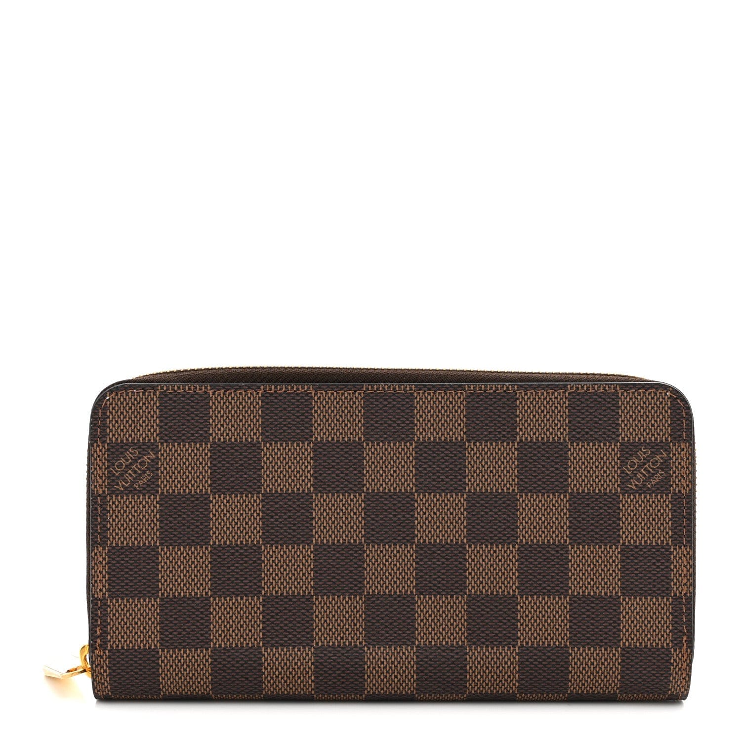 Louis Vuitton Damier Ebene Zippy Wallet Rose Ballerine