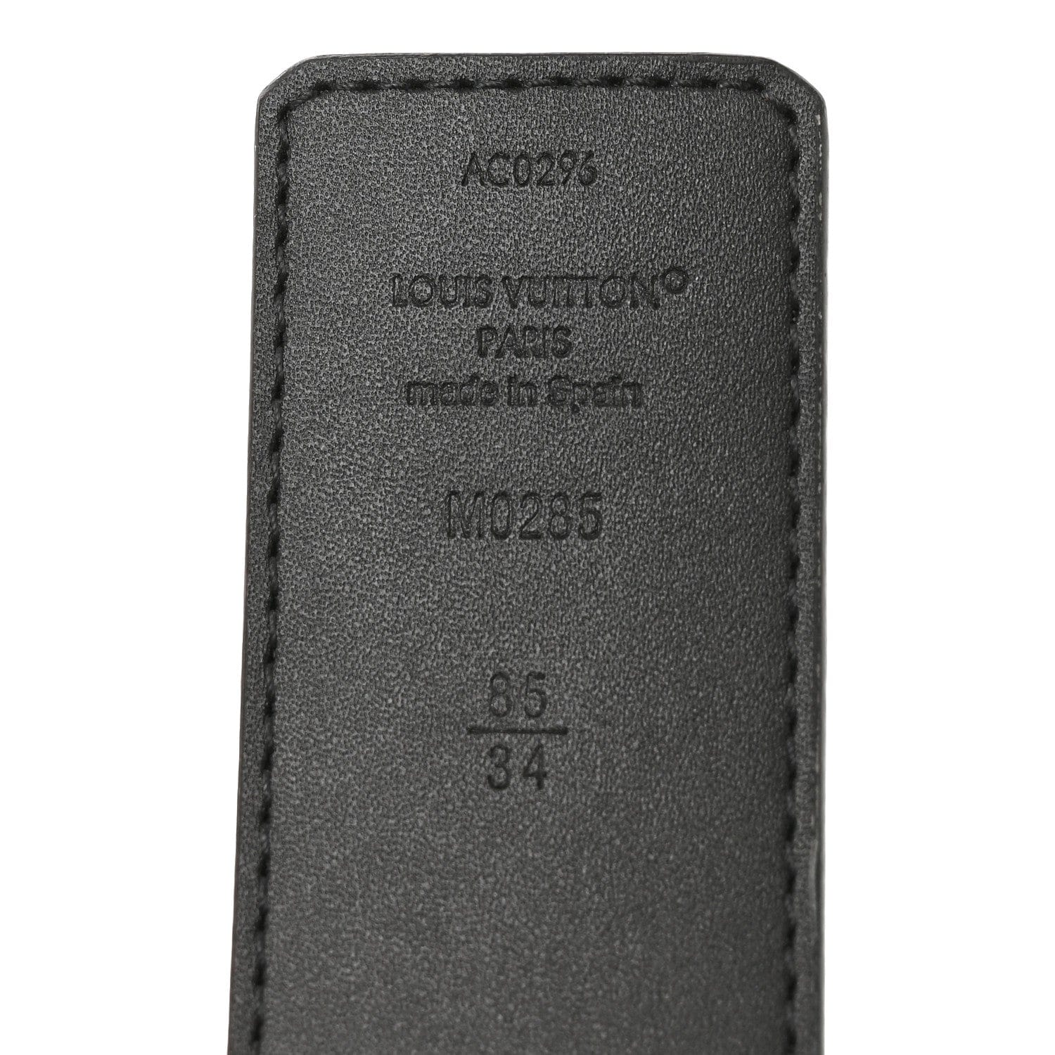Louis Vuitton Reverse Monogram Eclipse 40 mm LV Initiales Reversible Belt 85 34