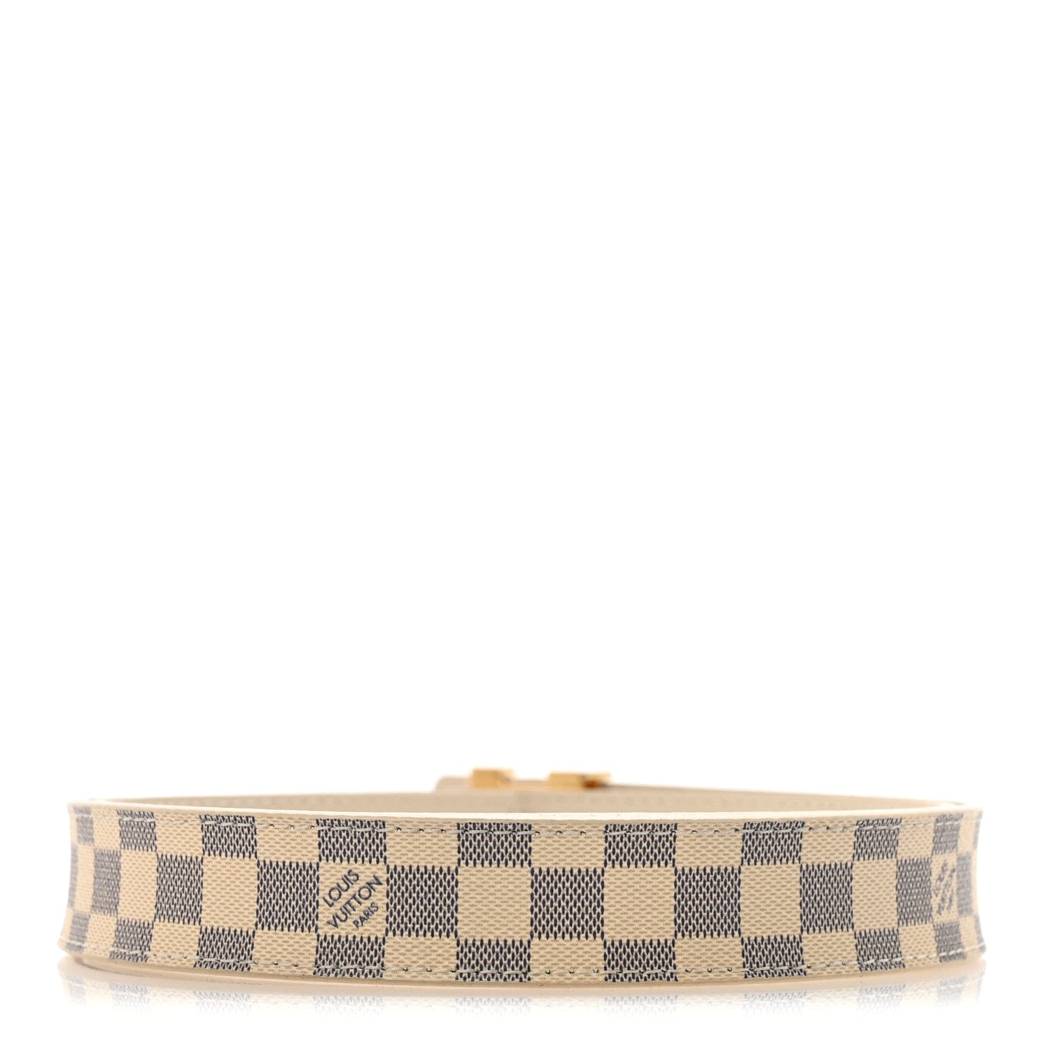 Louis Vuitton Damier Azur LV Initiales Belt 80 32