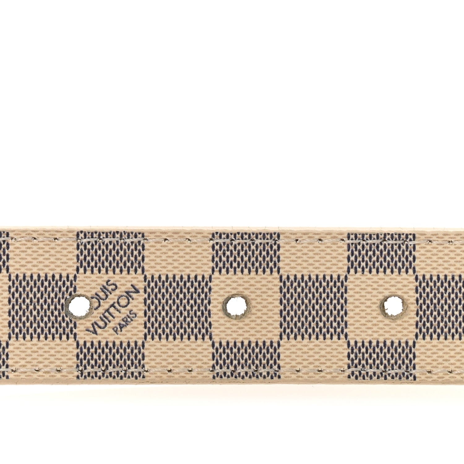 Louis Vuitton Damier Azur LV Initiales Belt 80 32