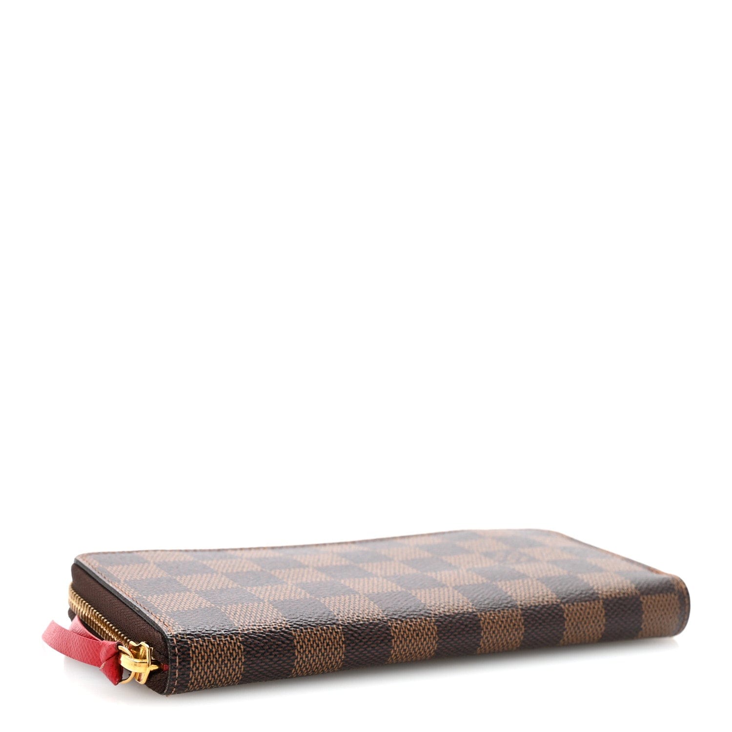 Louis Vuitton Damier Ebene Clemence Wallet Cherry