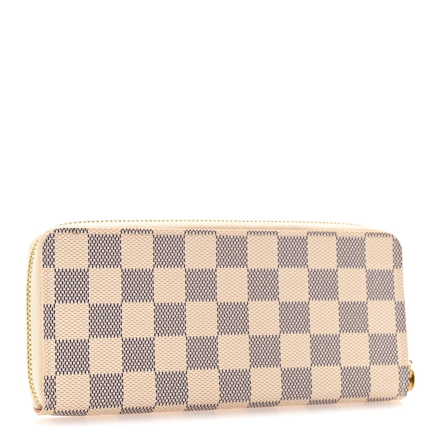 Louis Vuitton Damier Azur Clemence Wallet Rose Ballerine