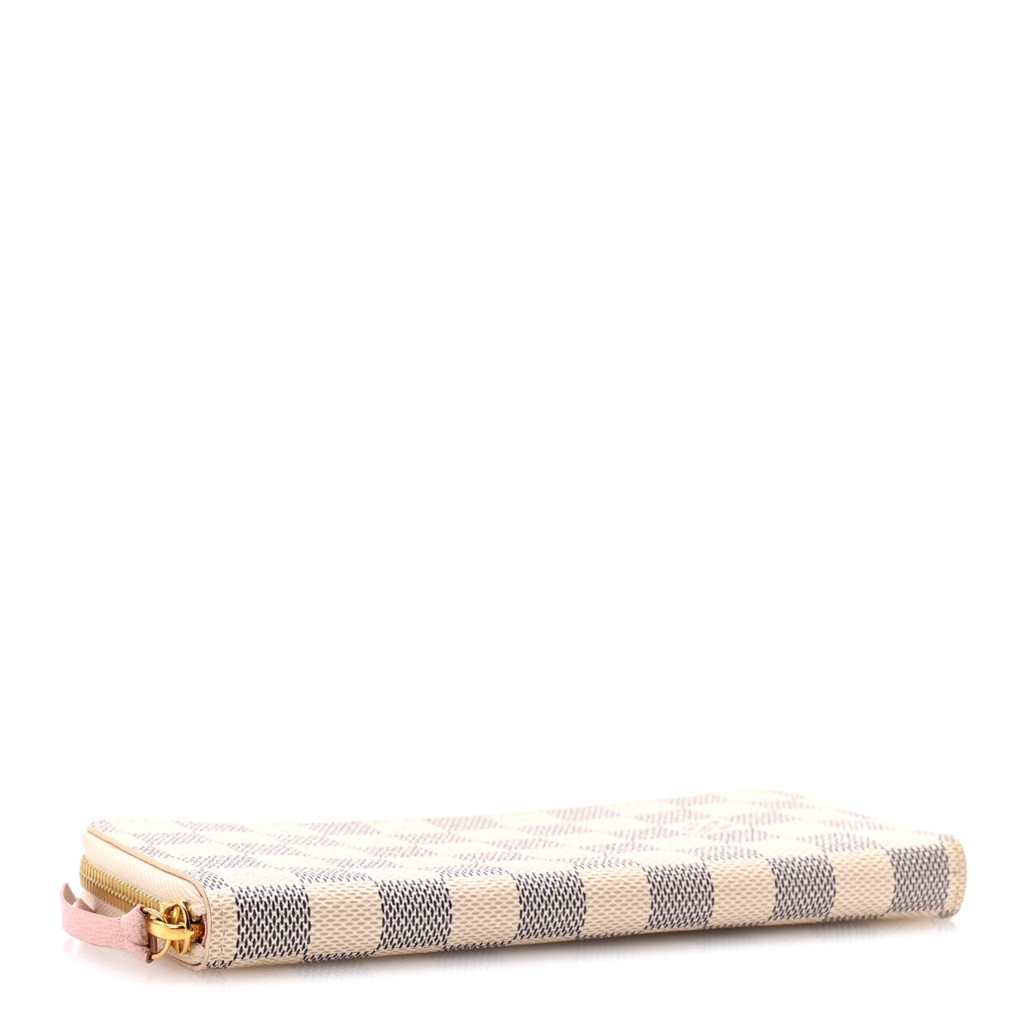 Louis Vuitton Damier Azur Clemence Wallet Rose Ballerine