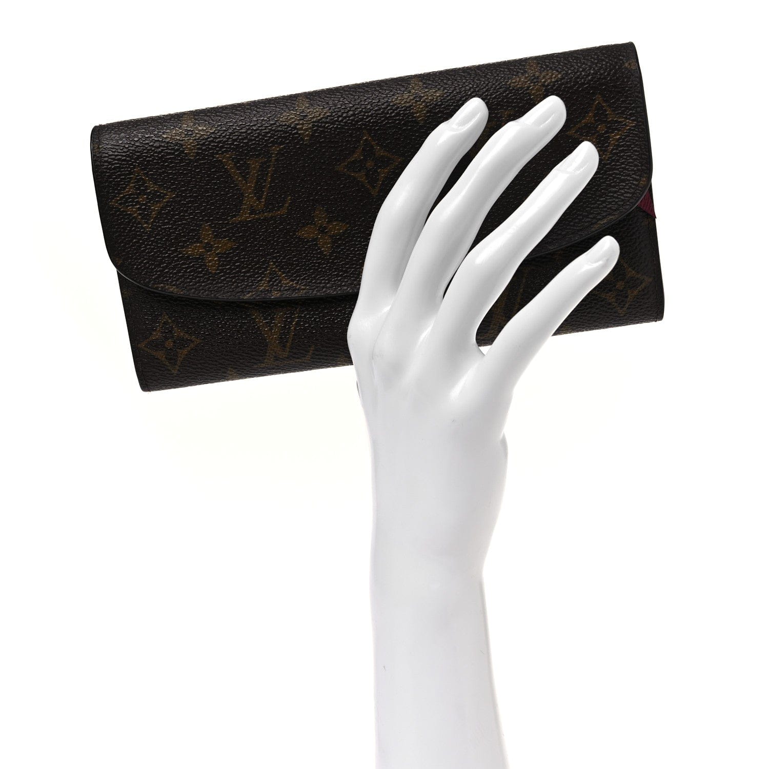 Louis Vuitton Monogram Emilie Wallet Fuchsia