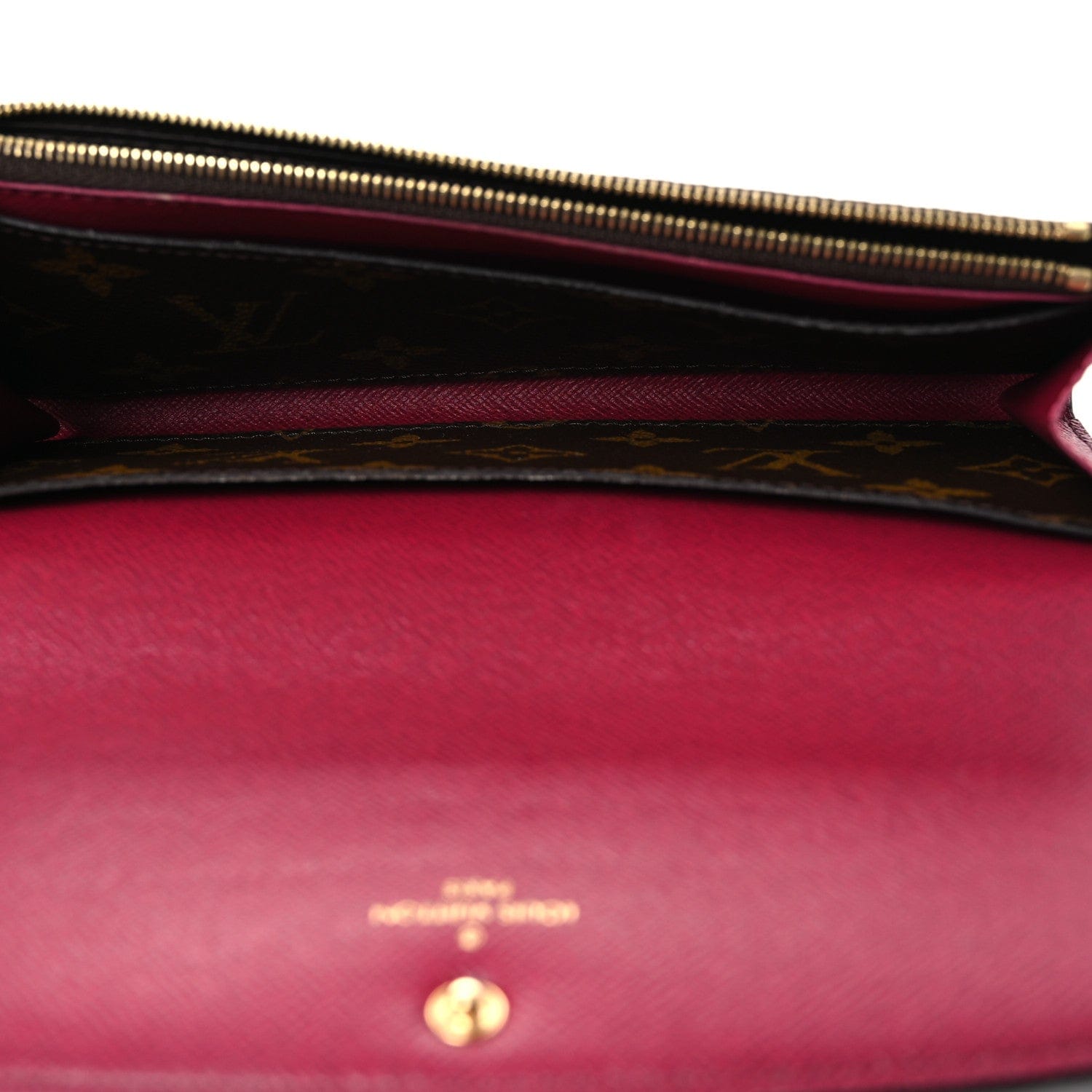 Louis Vuitton Monogram Emilie Wallet Fuchsia